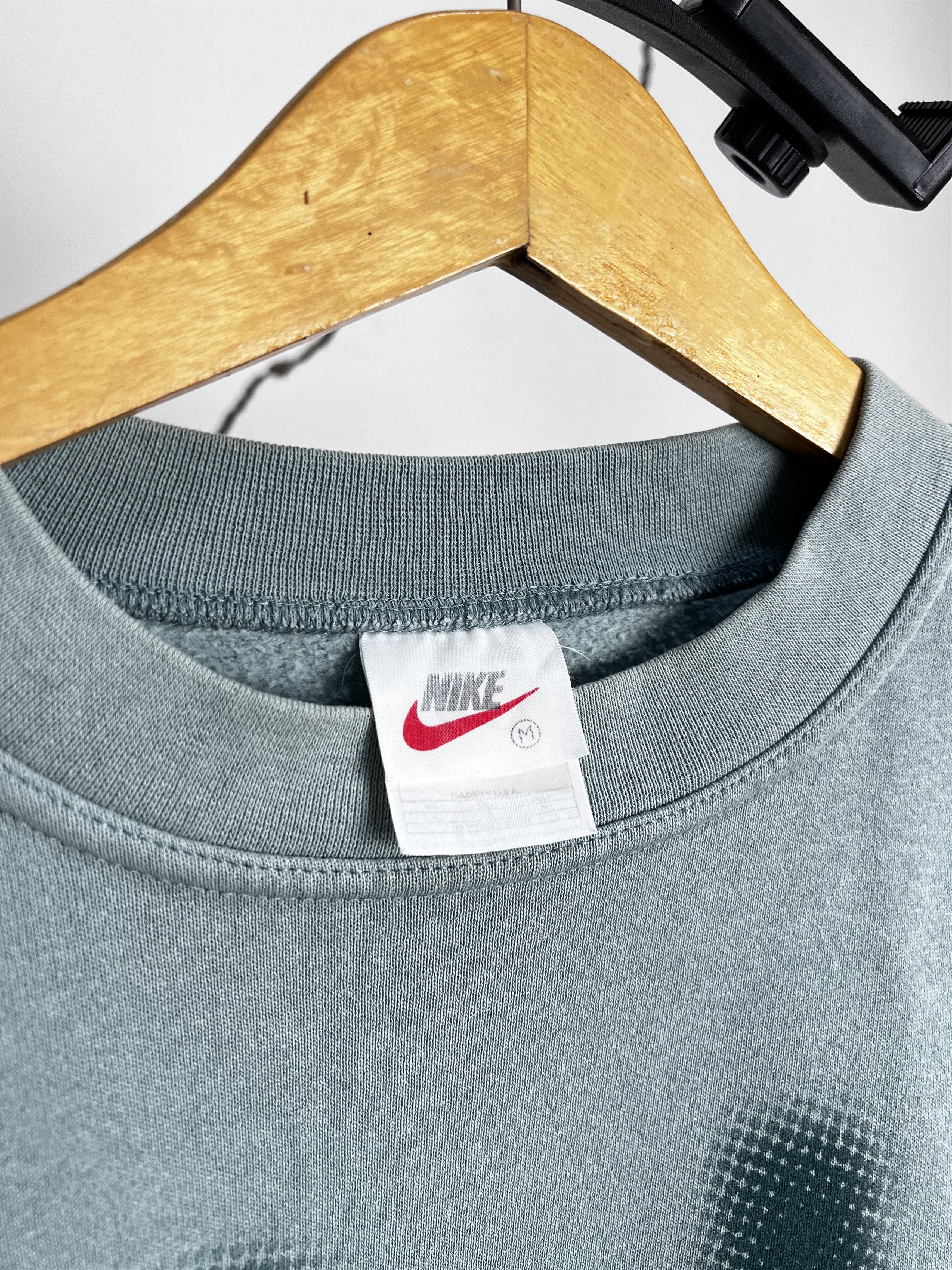 Nike 1990s Nike Spellout Sweatshirt 90s Vintage Swoosh Center Size US M / EU 48-50 / 2 - 3 Thumbnail