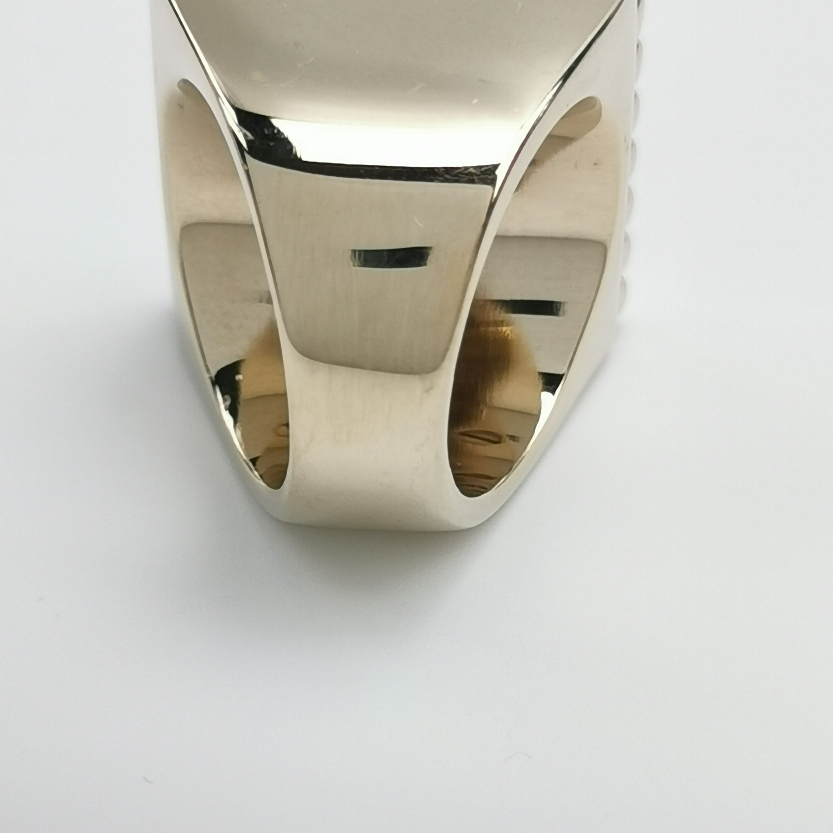 Chanel Chanel Crystal and Pearl Double C Logo Ring Size 14 -z2505 Size ONE SIZE - 8 Thumbnail