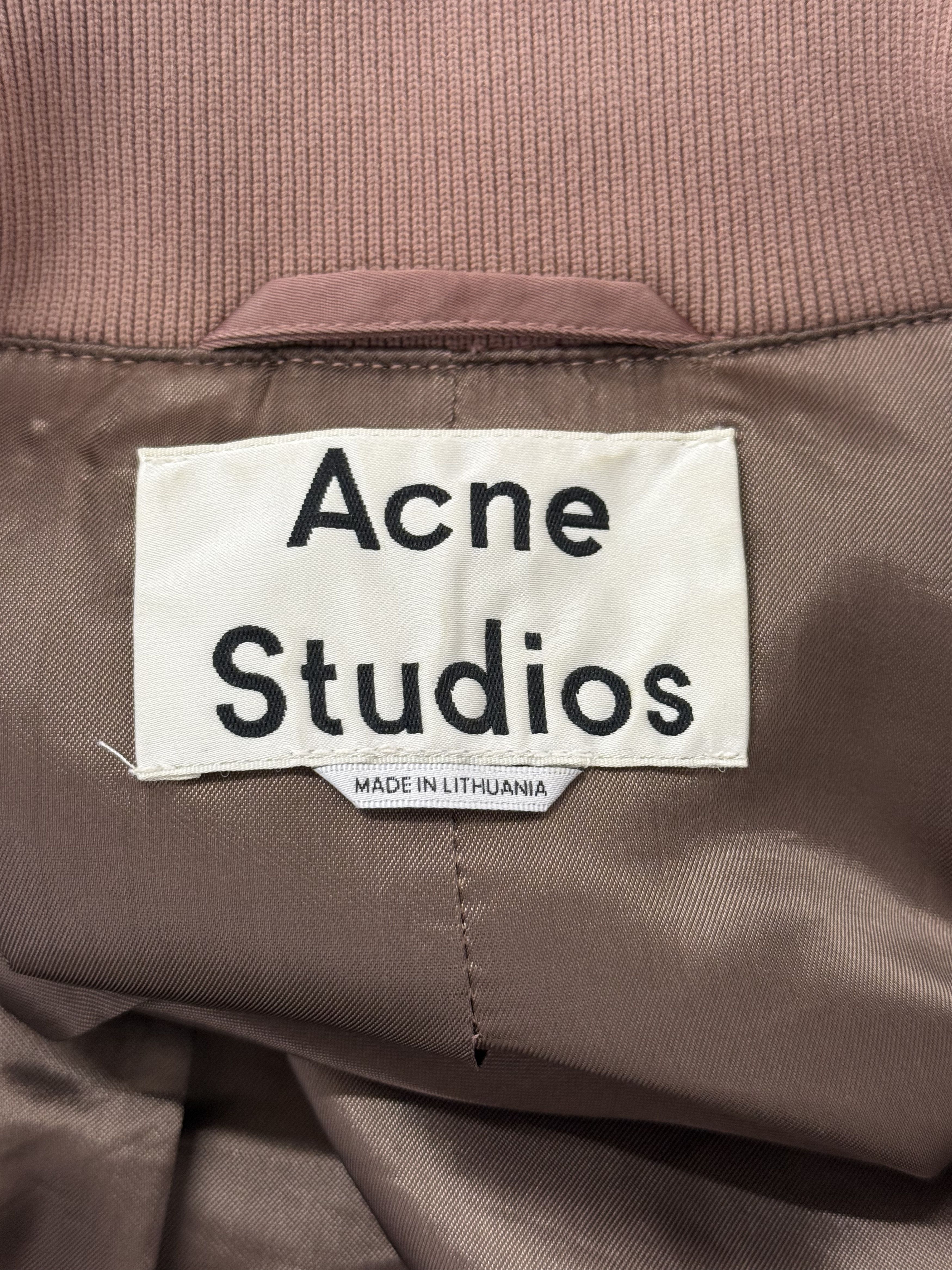 Acne Studios Women Acne Studio Azura Bomber Jacket Pink 38 Medium Size M / US 6-8 / IT 42-44 - 8 Thumbnail