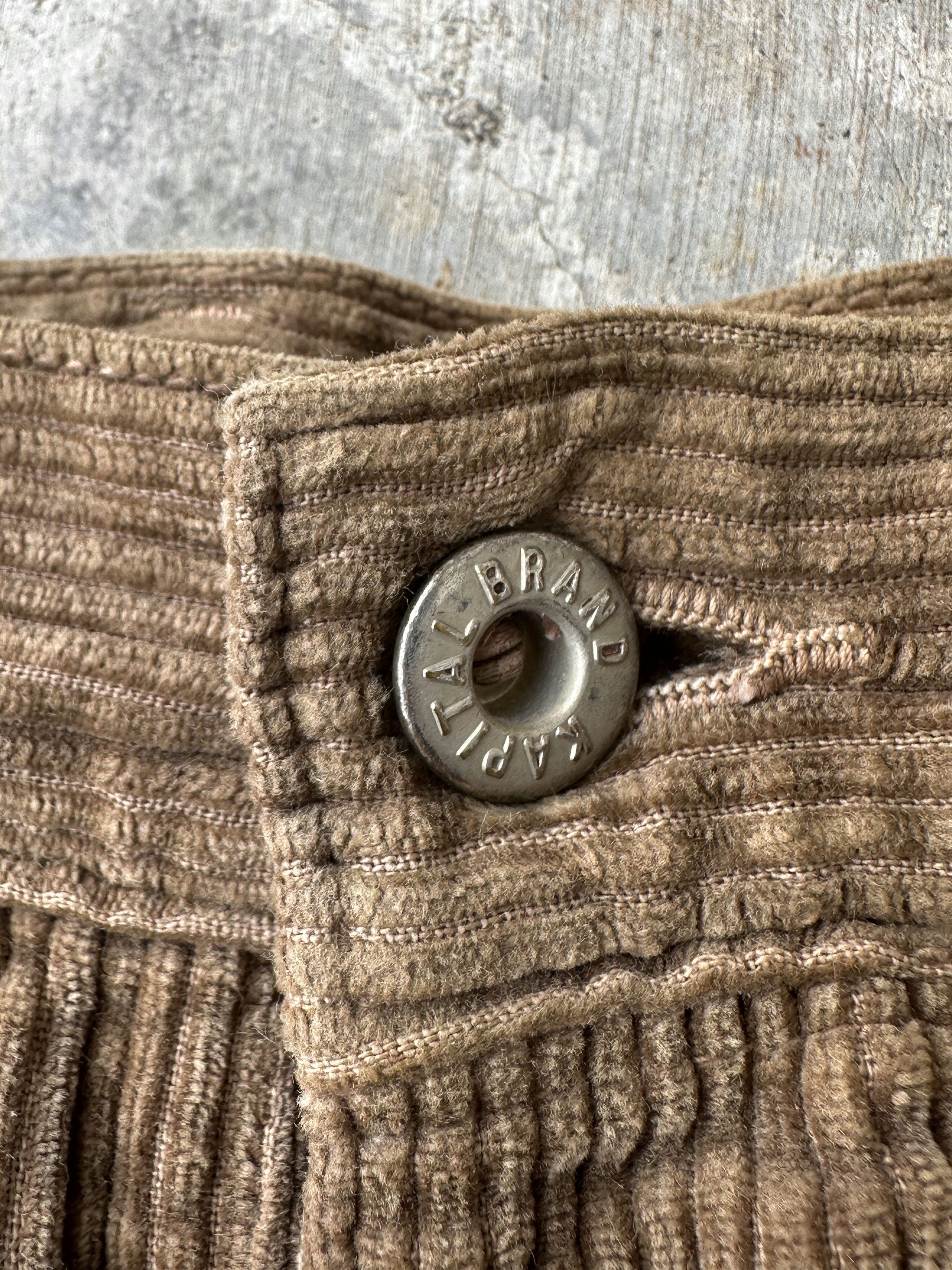 Kapital Kountry Buckleback Lumber Winday Corduroy Cord Carpenter work pant Size US 33 - 6 Thumbnail