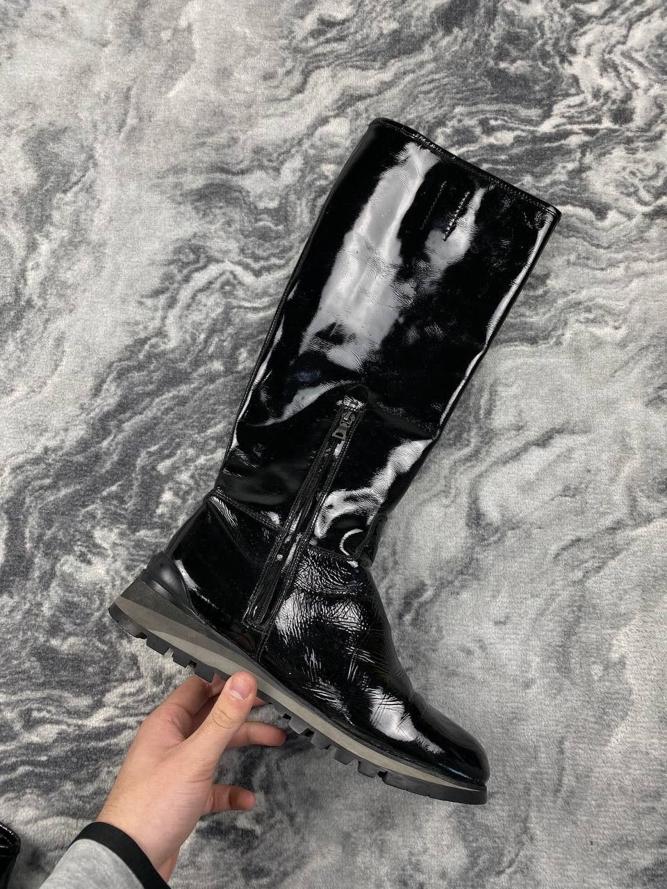 Prada Prada Patent Leather Platform Boots Women Size 37 Black Size US 7 / IT 37 - 13 Thumbnail