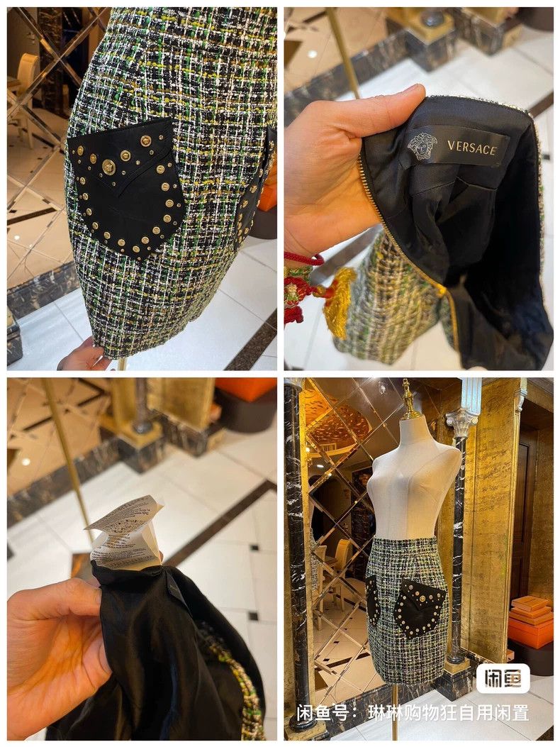 Versace Versace Denim willow studded fringed jacket Size M / US 6-8 / IT 42-44 - 9 Thumbnail
