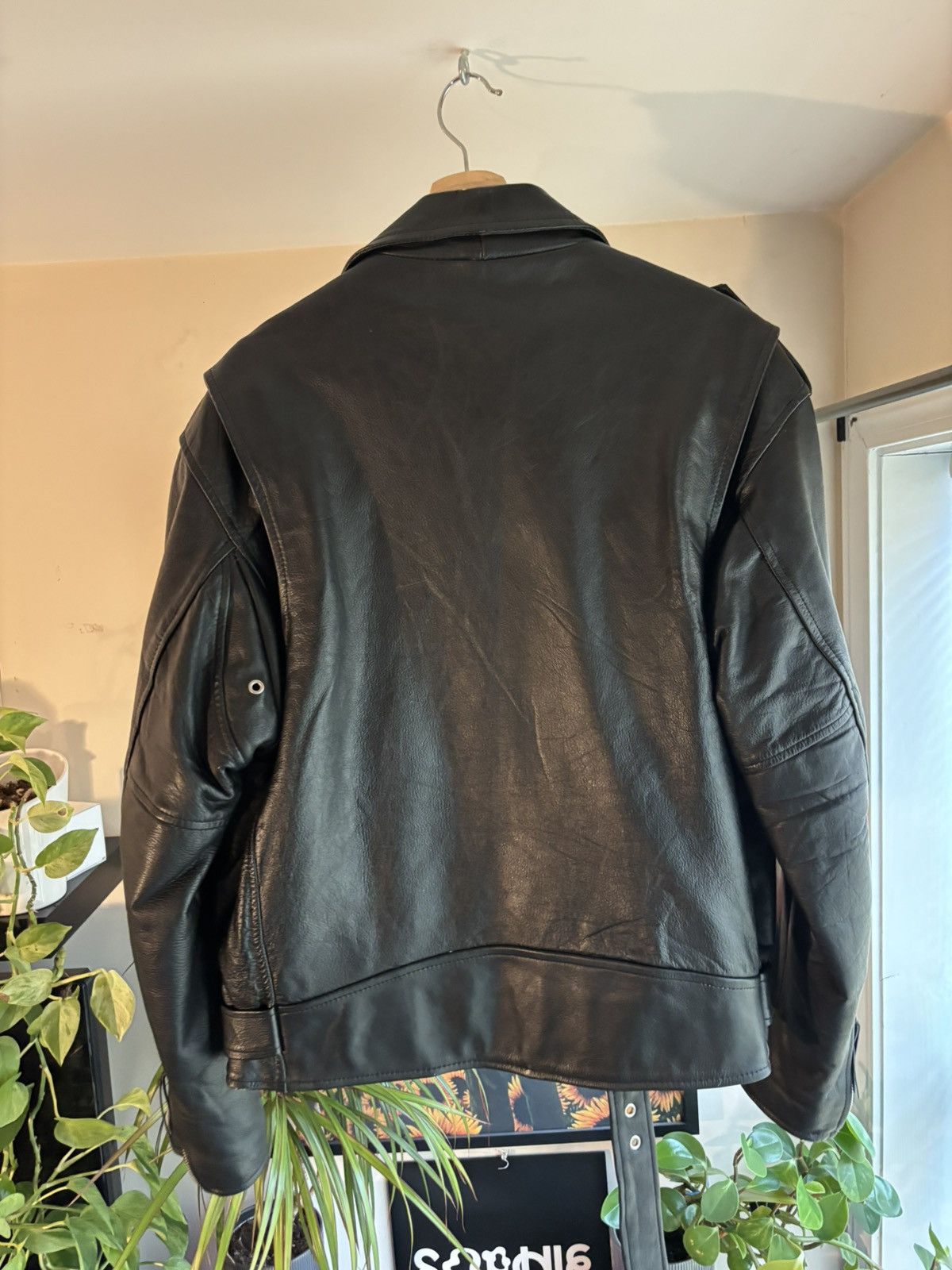Vintage VINTAGE BIKER 🏍️JACKET🖤 Size US M / EU 48-50 / 2 - 2 Thumbnail