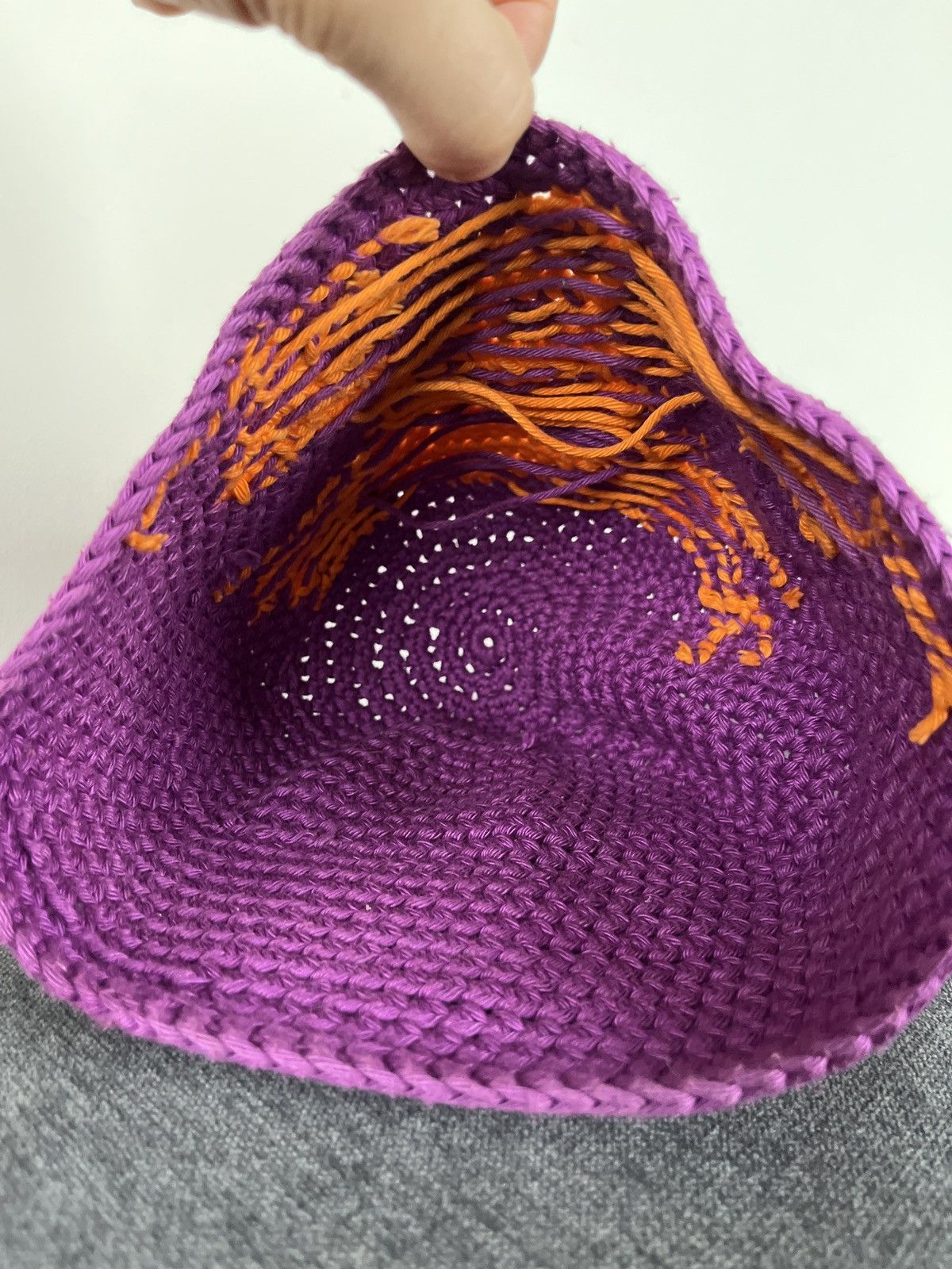 Handmade ☠️ y2k Crochet Knitted Skull Hat Oakley Stussy Style Size ONE SIZE - 11 Thumbnail