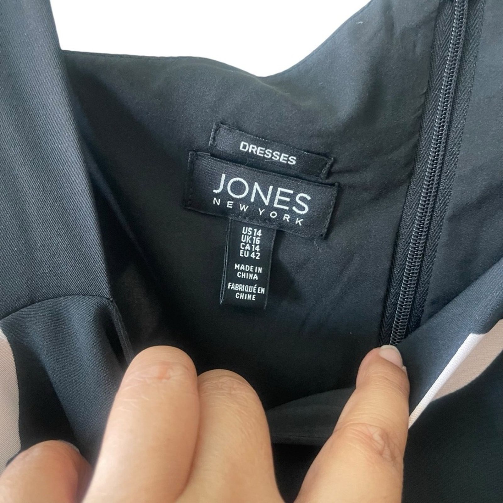 Jones New York Jones New York Floral Asymmetrical Sleeveless Belted Dress Size XL / US 12-14 / IT 48-50 - 6 Thumbnail