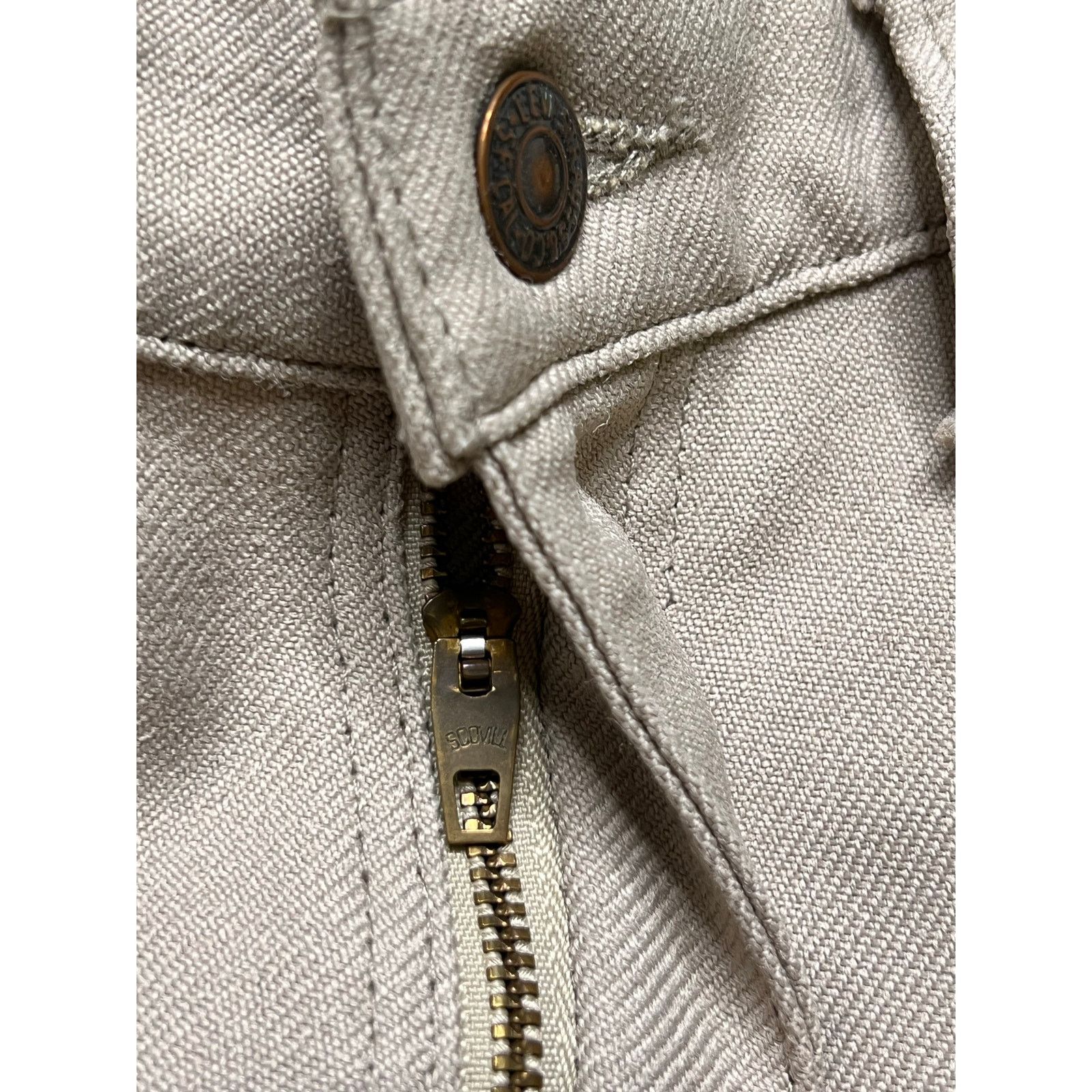 Levi's Vintage Levi’s Action Slacks Pants USA 34x28 Beige Scovill Size US 34 / EU 50 - 3 Thumbnail