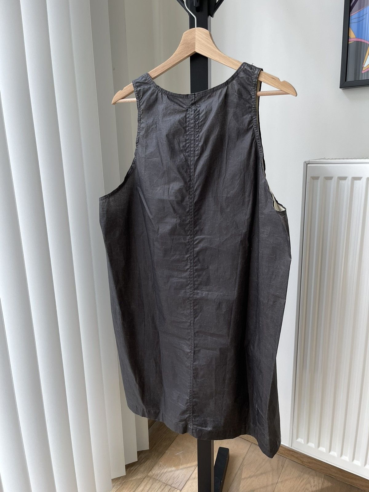 Rick Owens Rick Owens Drkshdw 2017 Stone Washed Black Tank Top Size US L / EU 52-54 / 3 - 8 Thumbnail