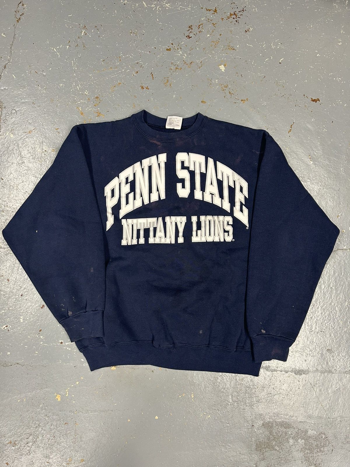 Vintage Crazy Vintage Penn State University Navy Pullover Crewneck Size US L / EU 52-54 / 3 - 1 Thumbnail