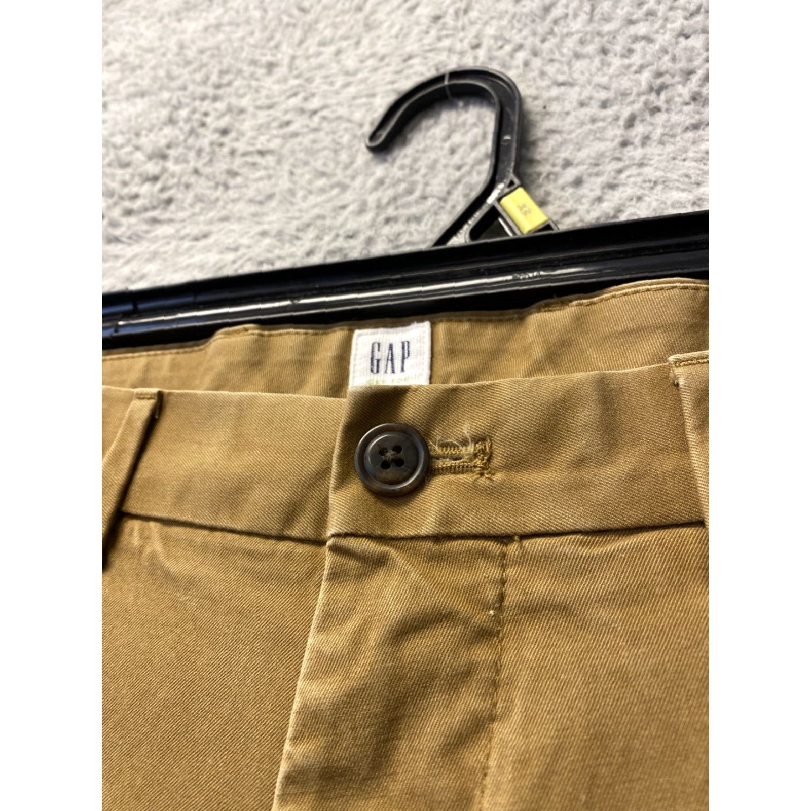 Gap GAP Pants Mens Slim Chino Pants Dark Hazel Size 32x30 Regular Straight Zip Button Front City Commute Size US 32 / EU 48 - 3 Thumbnail