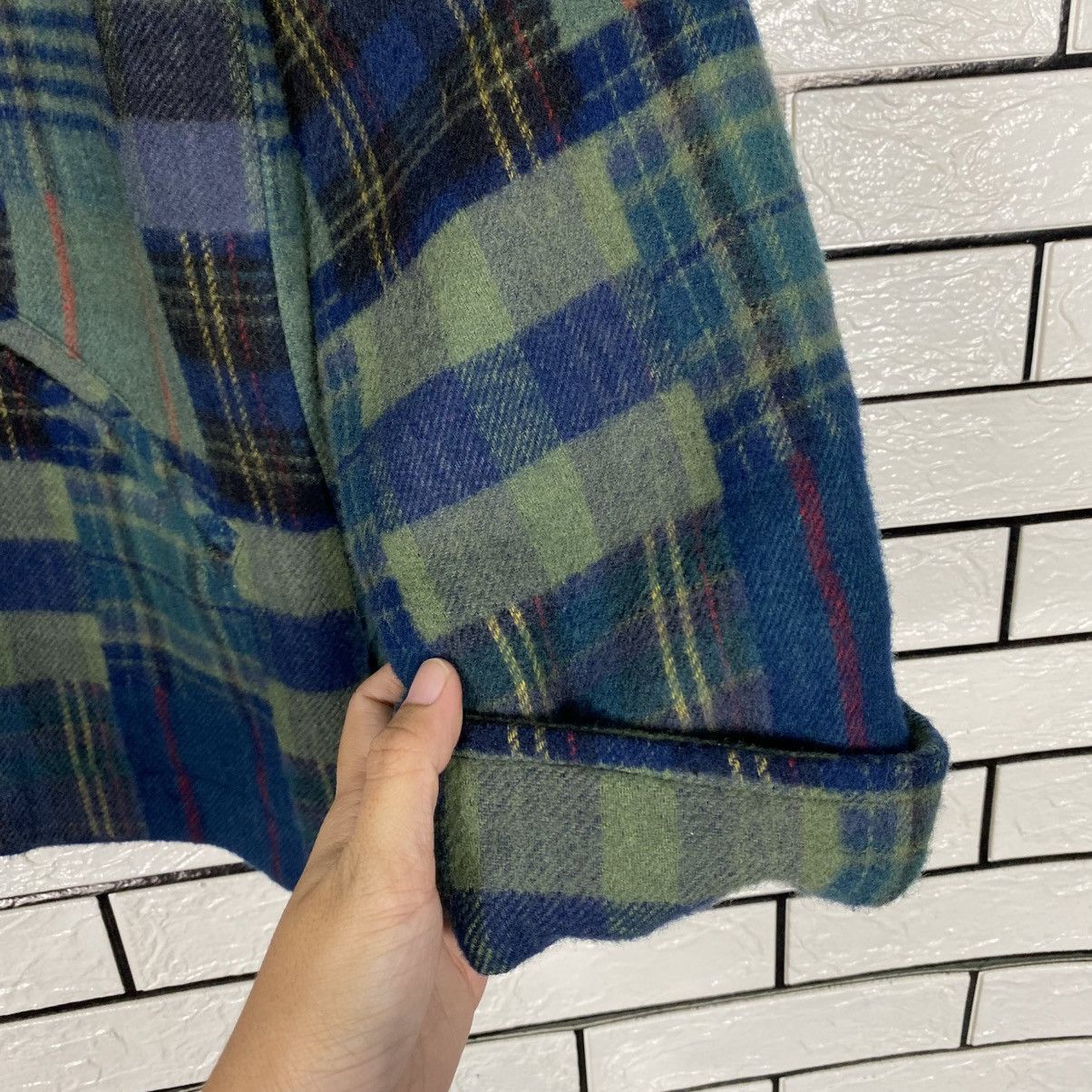 Issey Miyake 📌Vintage Wool Jacket Tartan Design Milano Sports Size US M / EU 48-50 / 2 - 16 Thumbnail
