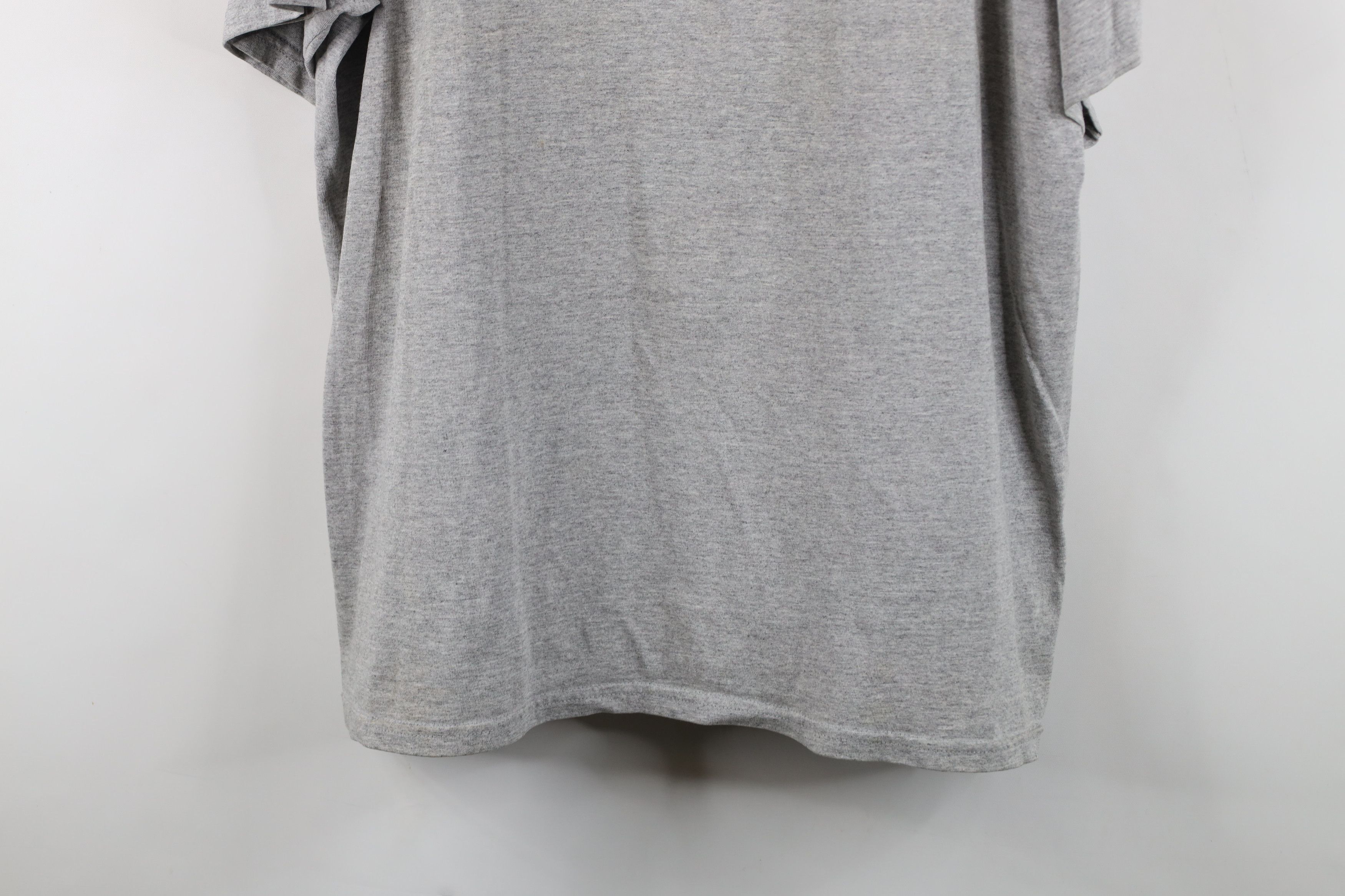 Nike Vintage 90s Nike Scott Mini Swoosh T-Shirt Heather Gray Size US XL / EU 56 / 4 - 3 Thumbnail