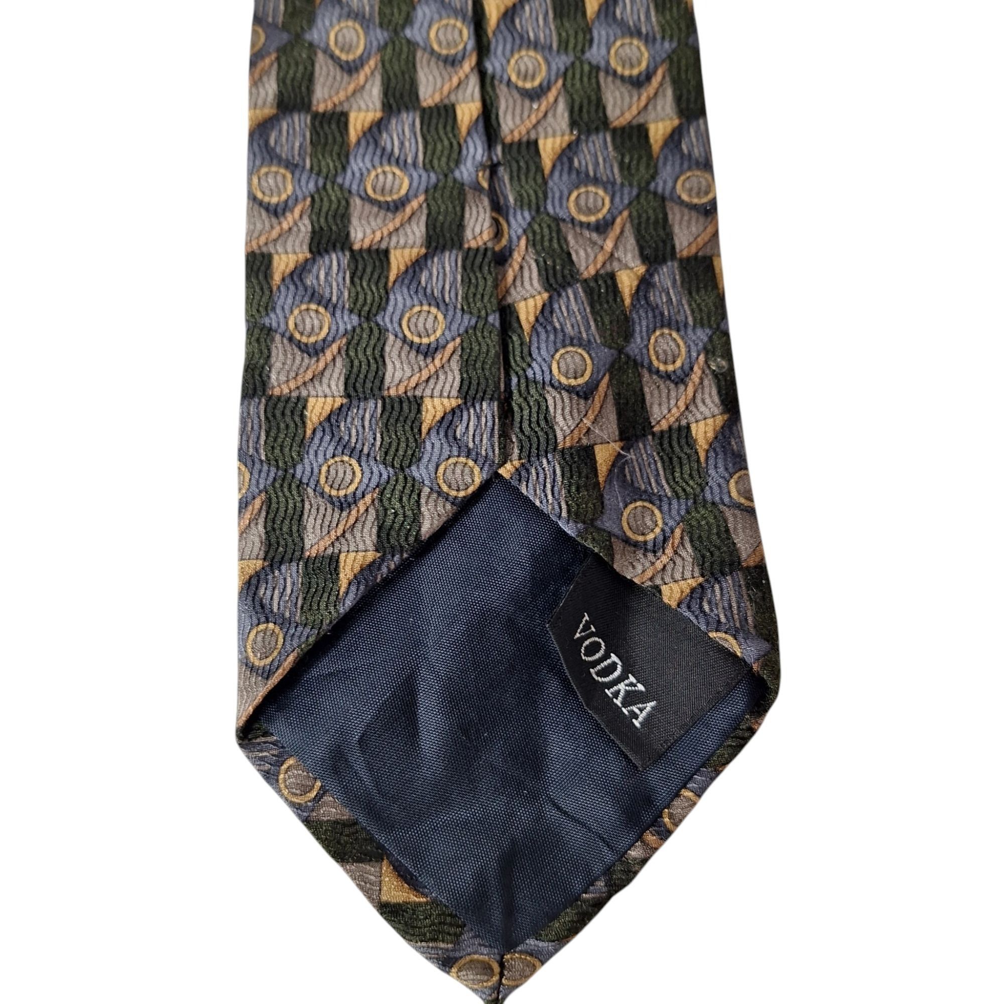 Other Cocktail Collection Vodka Silk Tie One Size Microscope Geome Size ONE SIZE - 6 Thumbnail