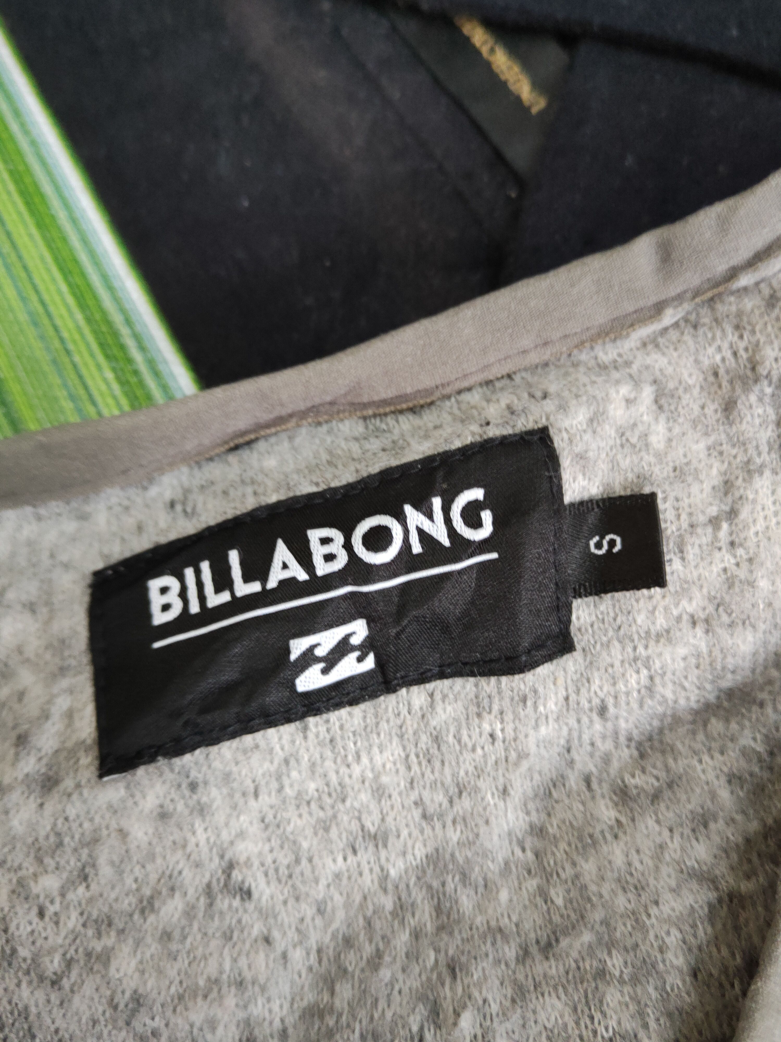 Billabong × Vintage Super Rare Billabong Gray Fur Faux Sweater Size US S / EU 44-46 / 1 - 14 Thumbnail