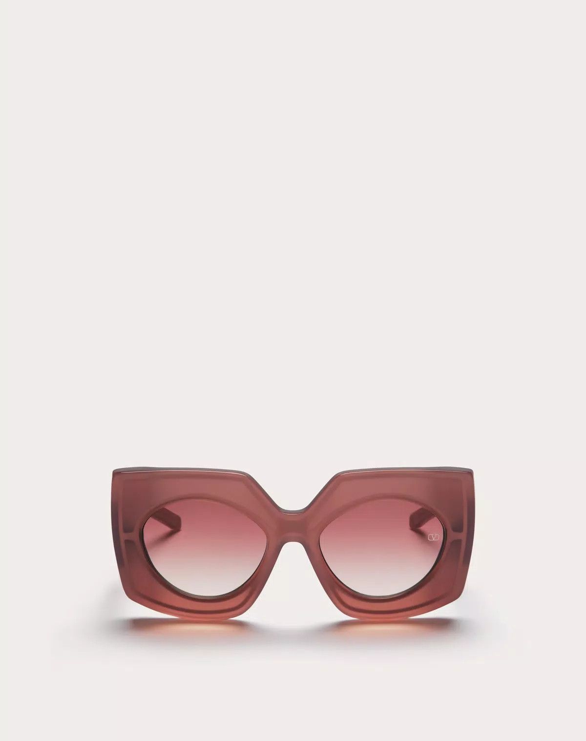 Valentino oc11z0725 Size: 53/ Squared Acetate Frame in Rose Pink Size ONE SIZE - 1 Thumbnail