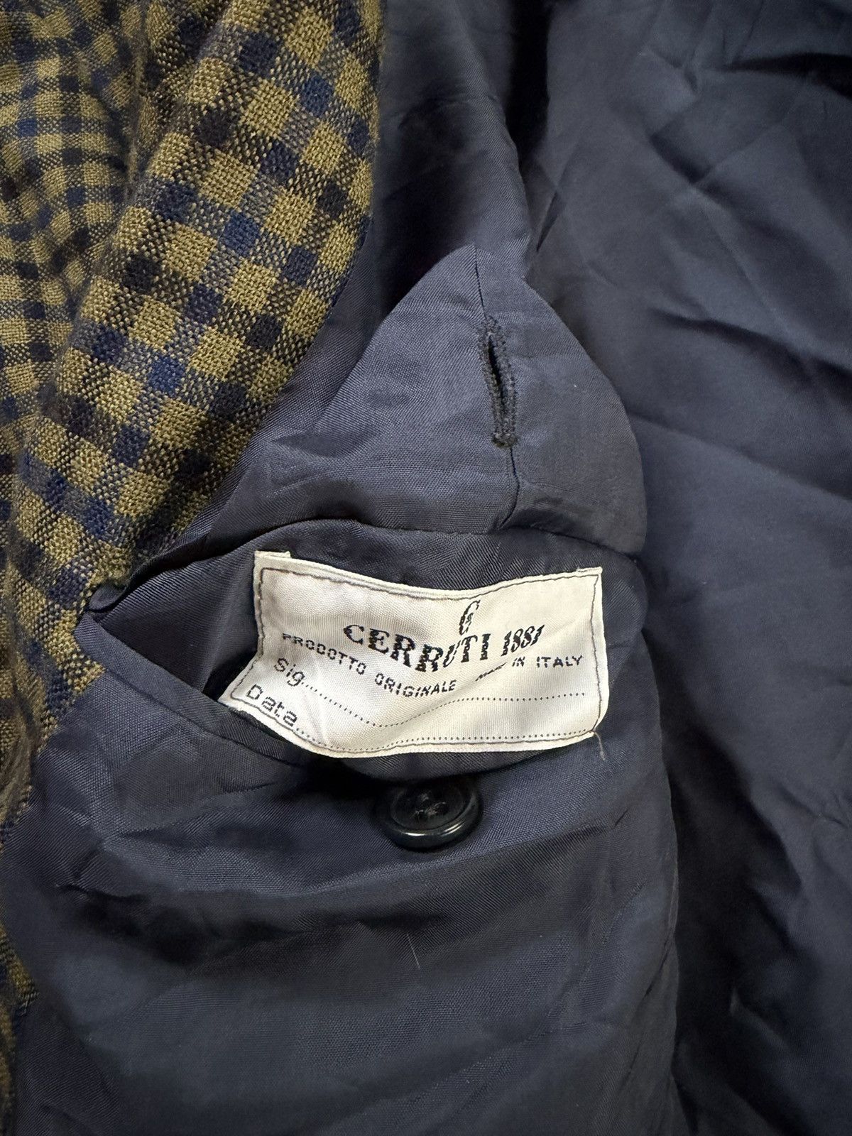 Cerruti 1881 Cerruti 1881 Pure 100% Cashmere Double Breasted Plaid Blazer Size 46R - 11 Thumbnail