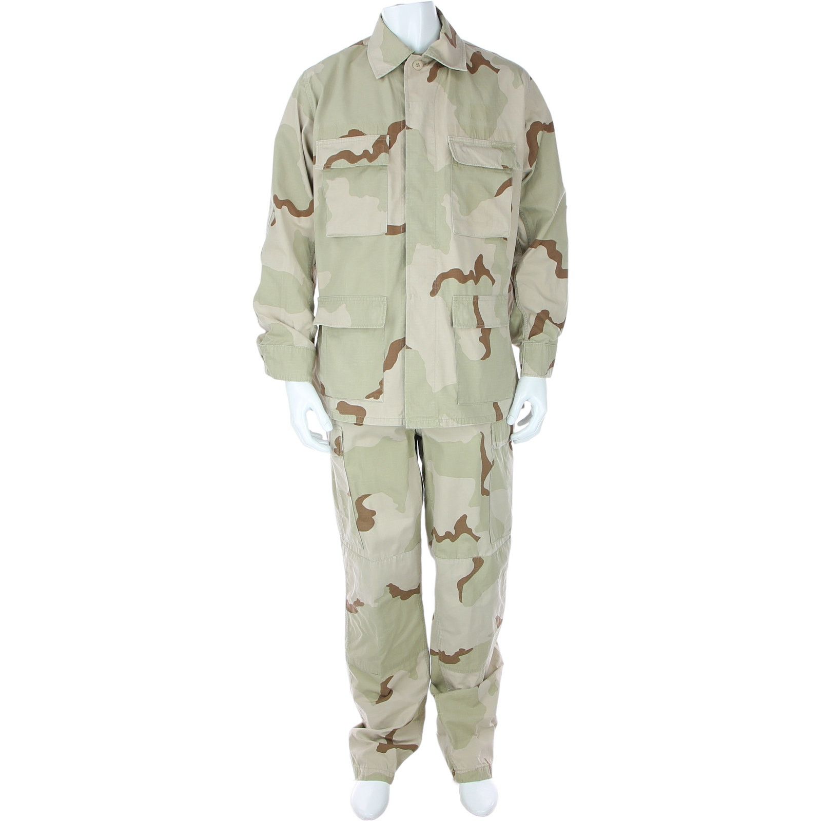 Vintage Vintage 90s Army Desert Camo Combat Trousers Pants ONly Size US 28 / EU 44 - 1 Thumbnail