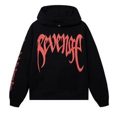 Revenge store pinstripe hoodie