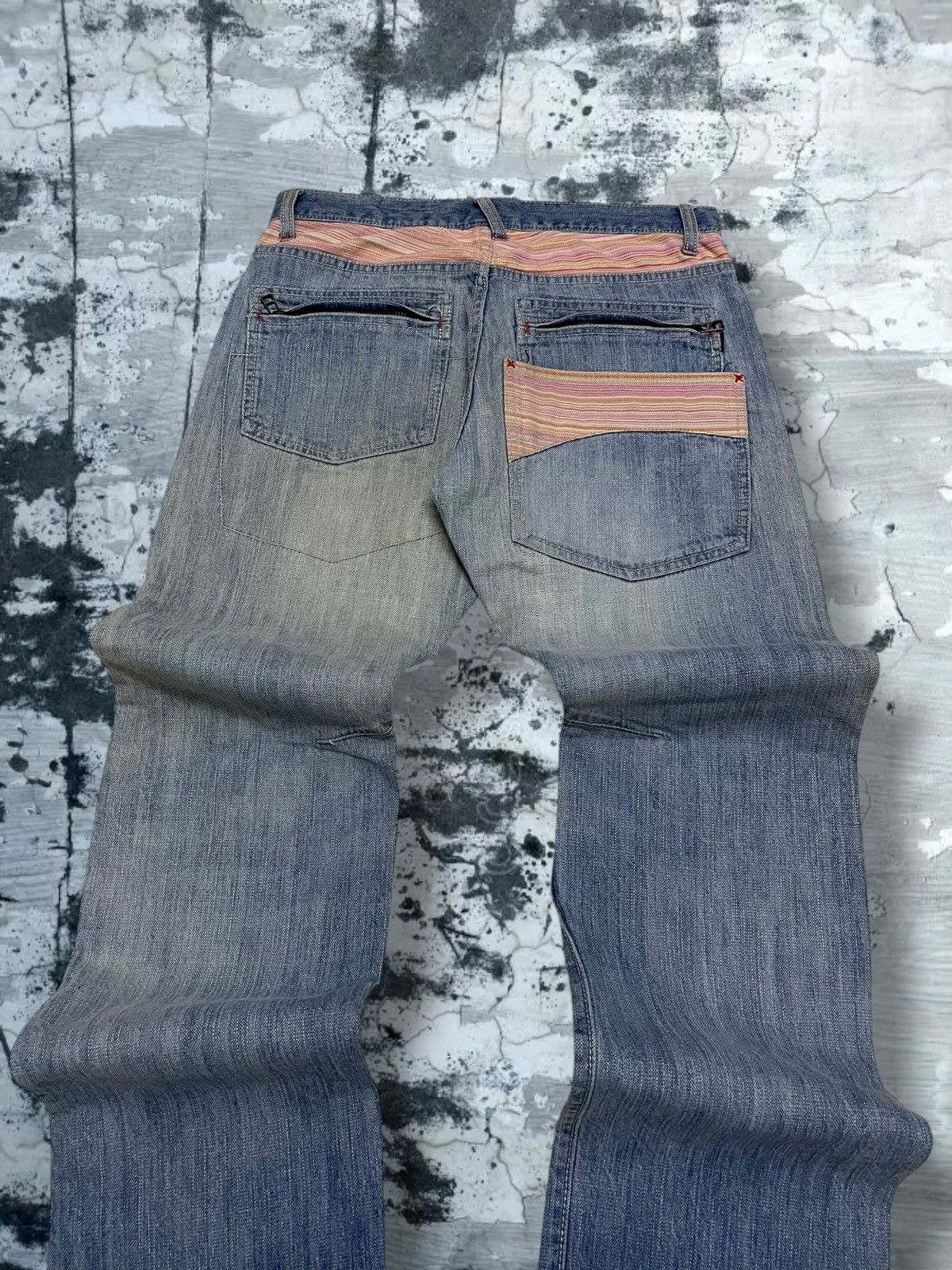 Japanese Brand Vintage 1990s Japan Designer Wild Khakis Engineered Denim Size US 30 / EU 46 - 11 Thumbnail
