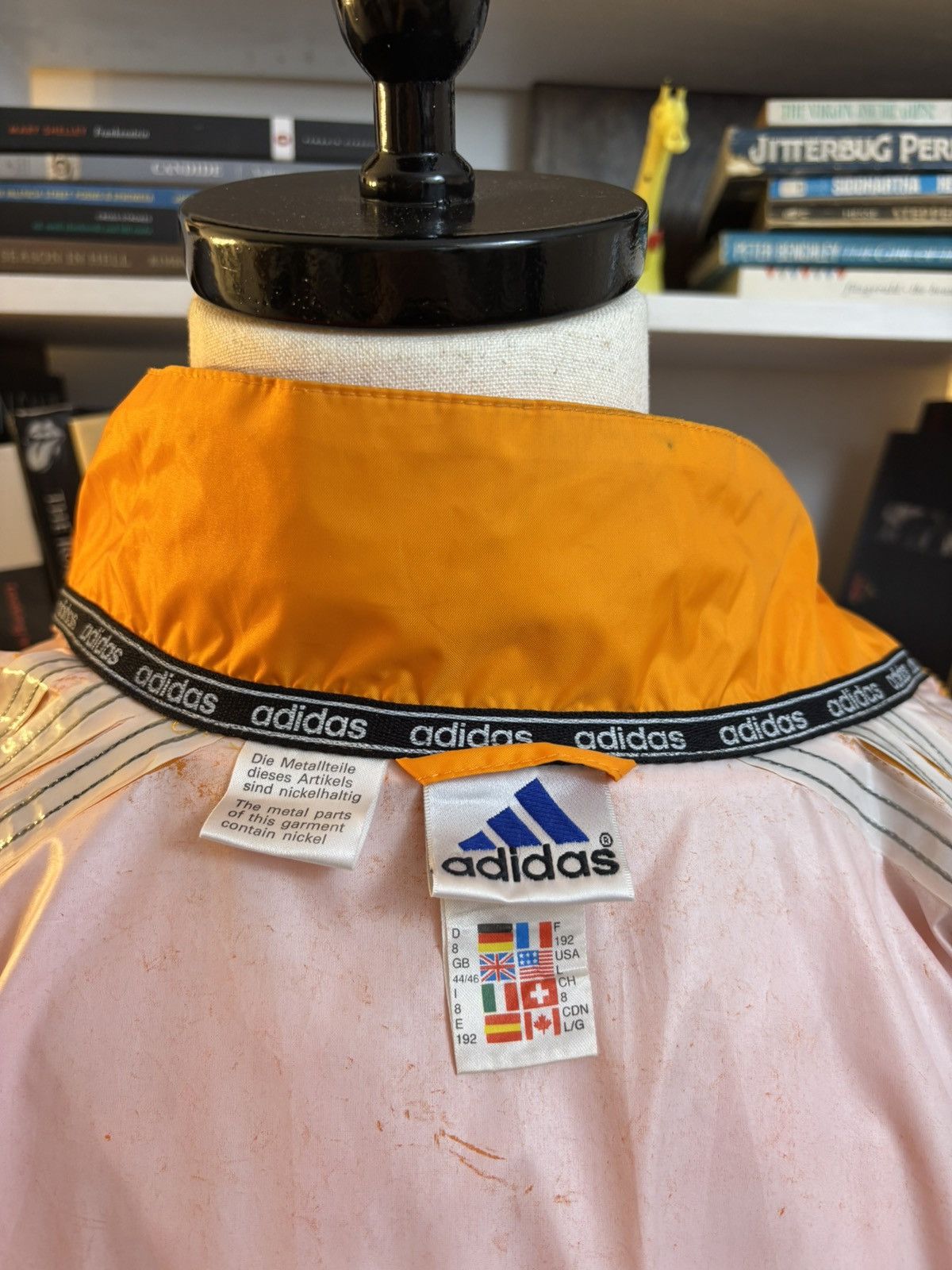Adidas Adidas Vintage 1990s raincoat windbreaker Size US L / EU 52-54 / 3 - 4 Thumbnail