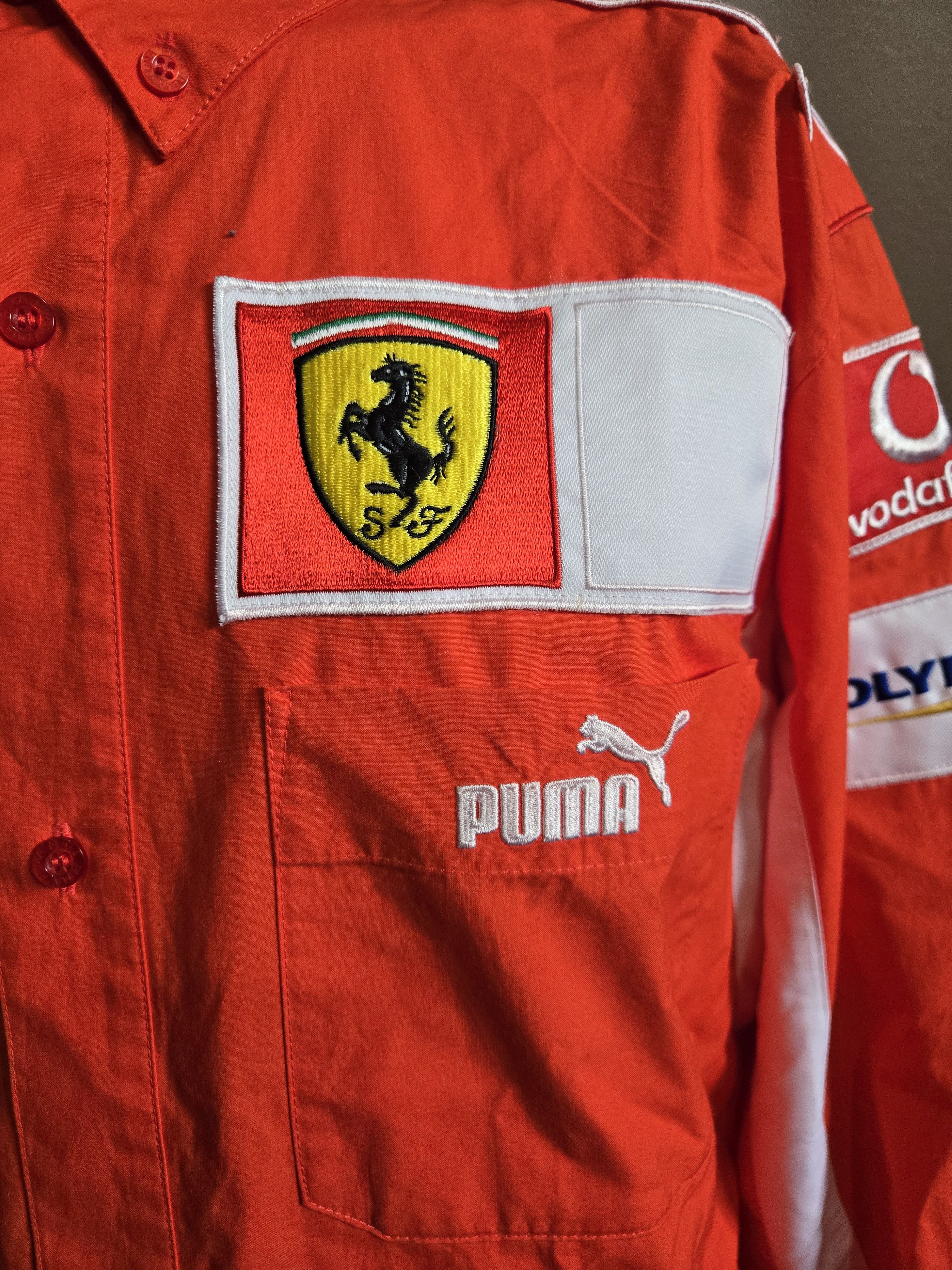 Ferrari × Puma Puma M F1 Ferrari Pit Crew Long Sleeve Shirt Size US M / EU 48-50 / 2 - 2 Thumbnail