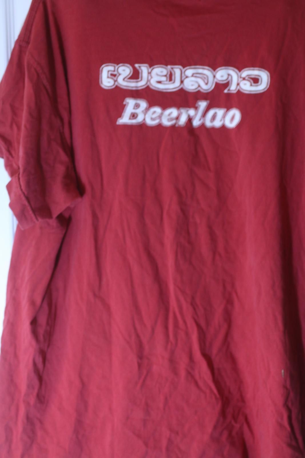 Other Burton Menswear Beerlao T-Shirt Red Laos Beer Graphic Mens Size L / US 10 / IT 46 - 8 Thumbnail