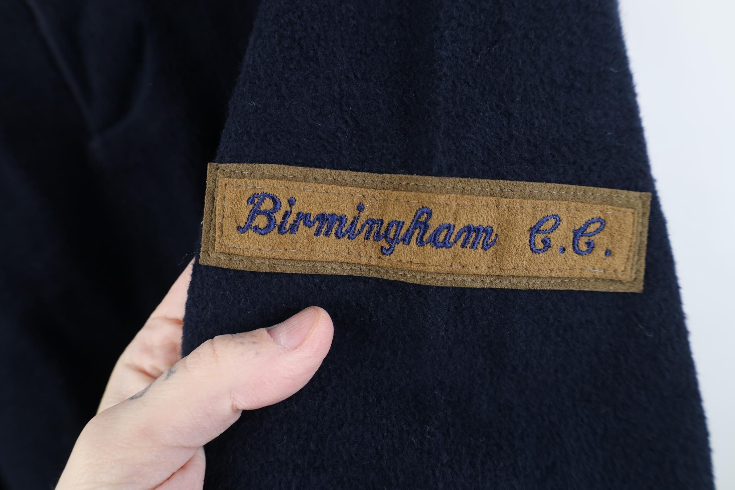 Vintage Vintage 90s Reverse Collared Pullover Sweater Golfing Blue Size US XL / EU 56 / 4 - 4 Thumbnail