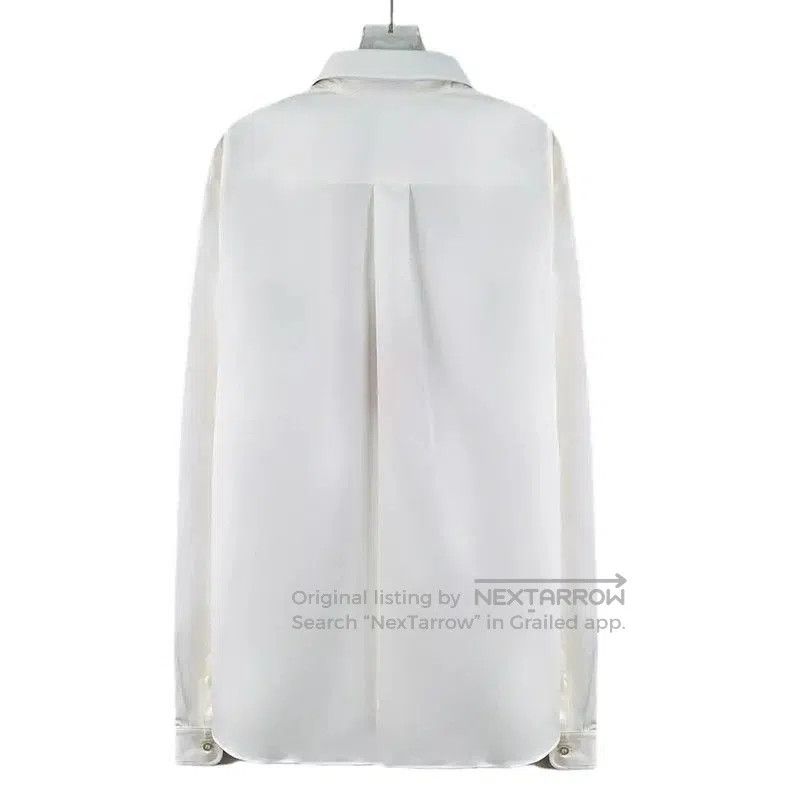 Miu Miu Miu Miu Women's White Cotton Shirt . Size XXS / US 00 / IT 34 - 1 Thumbnail