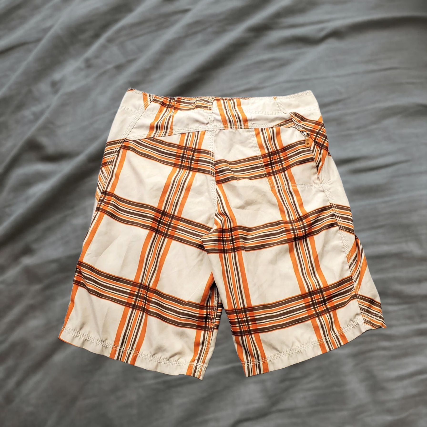 Vintage Wonderwall Mens Board Shorts 32 Multi Plaid Ocean Surfing Drawstring Waist Size US 32 / EU 48 - 1 Thumbnail