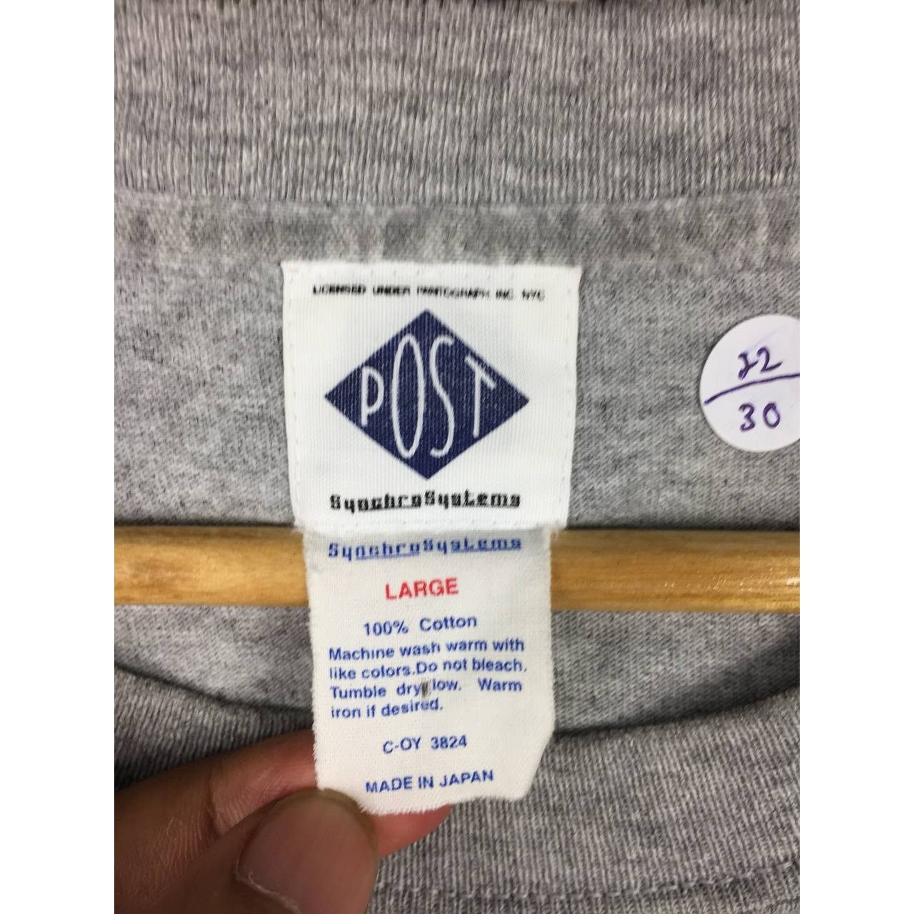 Japanese Brand × Post Overalls × Vintage Vtg Post Overalls Empire State Special Pocket Tee Size US L / EU 52-54 / 3 - 8 Thumbnail
