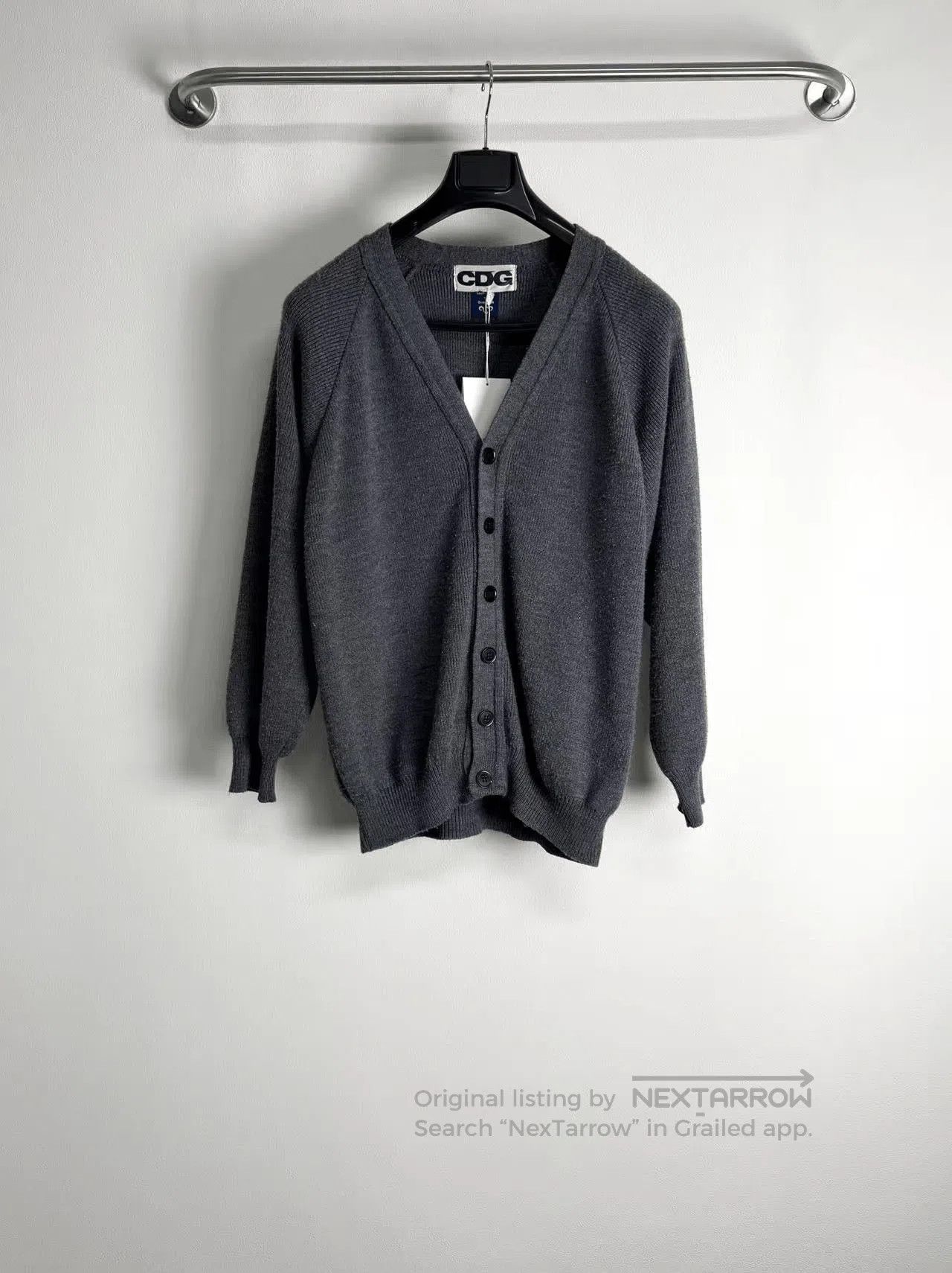 CDG by Comme des Garcons Comme Des Garcons CDG Back Print Cardigan. Size US XL / EU 56 / 4 - 1 Thumbnail