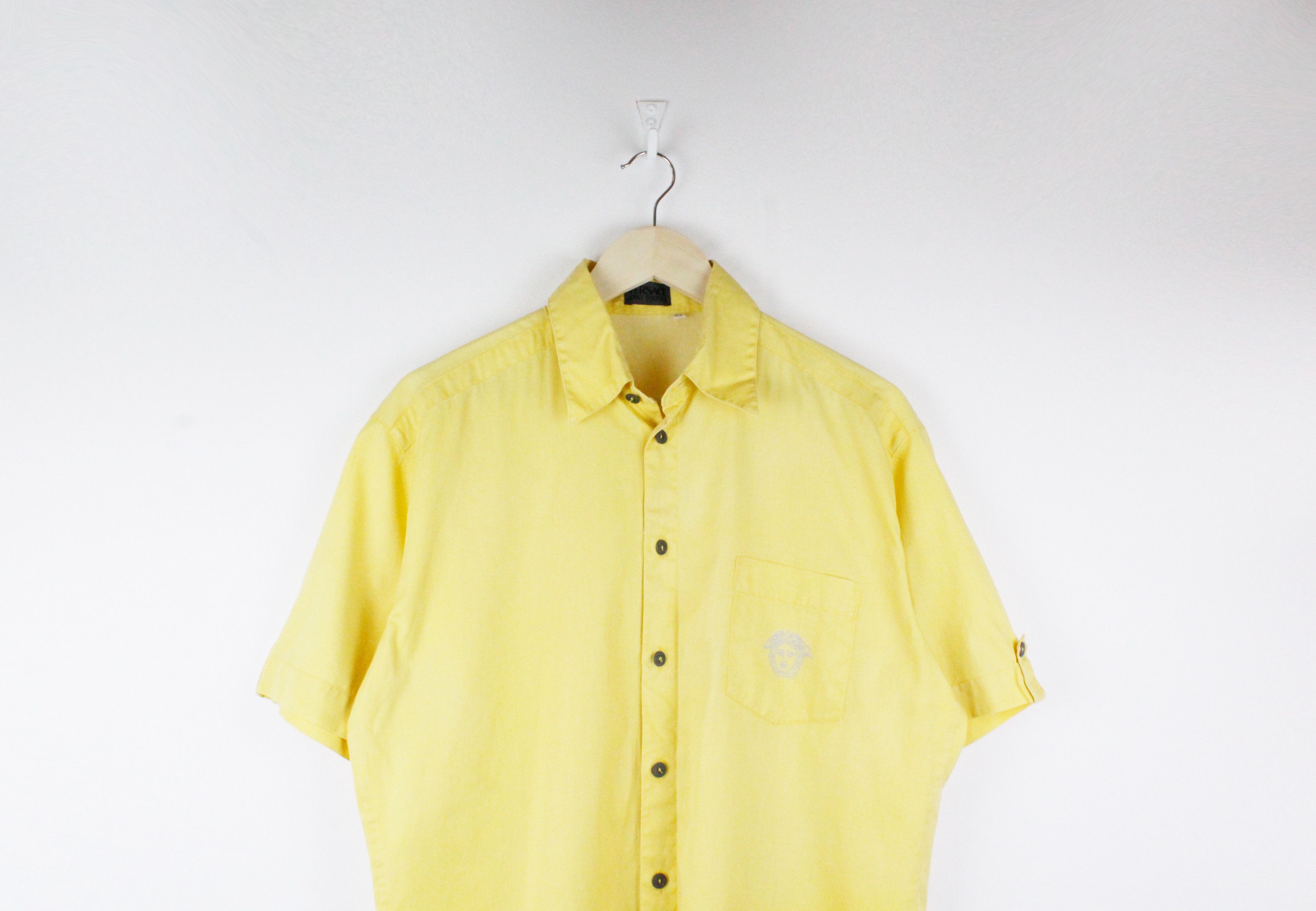 Versace × Versace Jeans Couture Vintage Versace Jeans Couture Medusa Logo Shirt Size US M / EU 48-50 / 2 - 2 Thumbnail