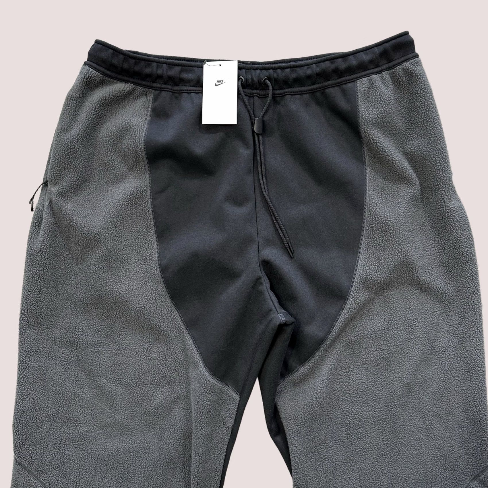 Nike Nike Tech Knit Pants Mens 3XL Wide-Leg Oversized Black Size US 39 - 1 Thumbnail