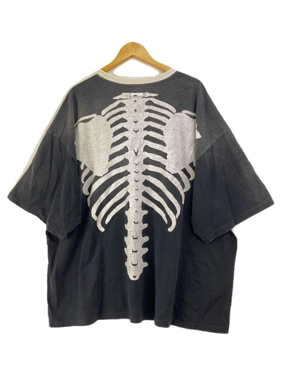 image of Kapital Skeleton T-Shirt in Black, Men's (Size 2XL)