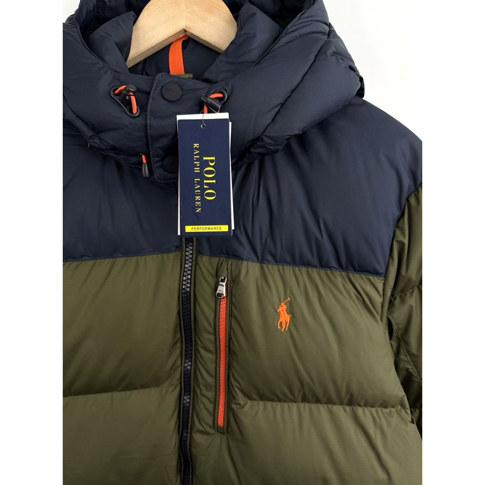 Ralph Lauren VINTAGE? No — actually NEW Polo Ralph Lauren Hooded Down Puffer El Cap Jacket L Green Men Jacket Size US L / EU 52-54 / 3 - 5 Thumbnail
