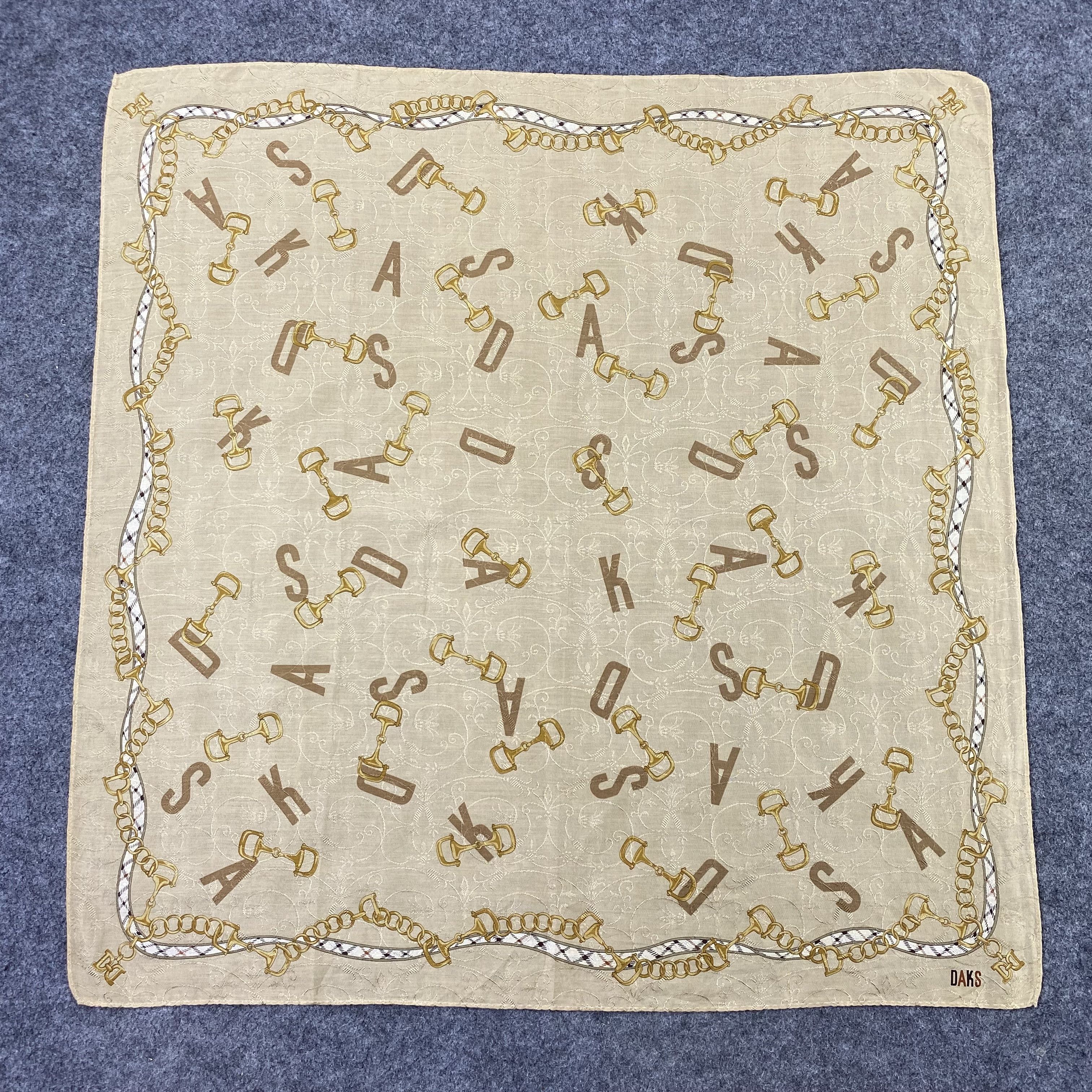 DAKS Daks Handkerchief Neckerchief Bandana-B1733 Size ONE SIZE - 3 Thumbnail