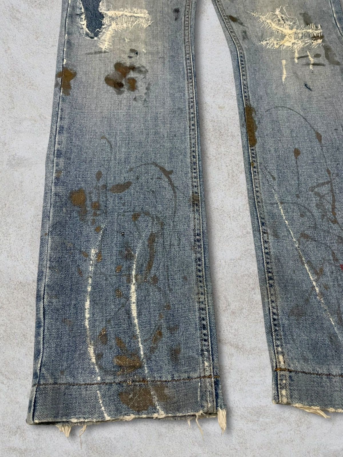 Dolce & Gabbana Dolce & Gabbana Paint Splatter Distressed Patches Sick Jeans Size US 32 / EU 48 - 11 Thumbnail