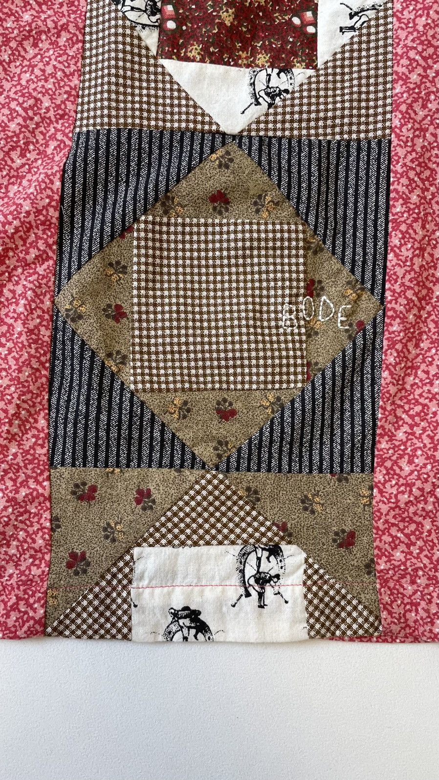 Bode Patch Work Quilt Patterned Boxy Shirt Size US L / EU 52-54 / 3 - 19 Thumbnail