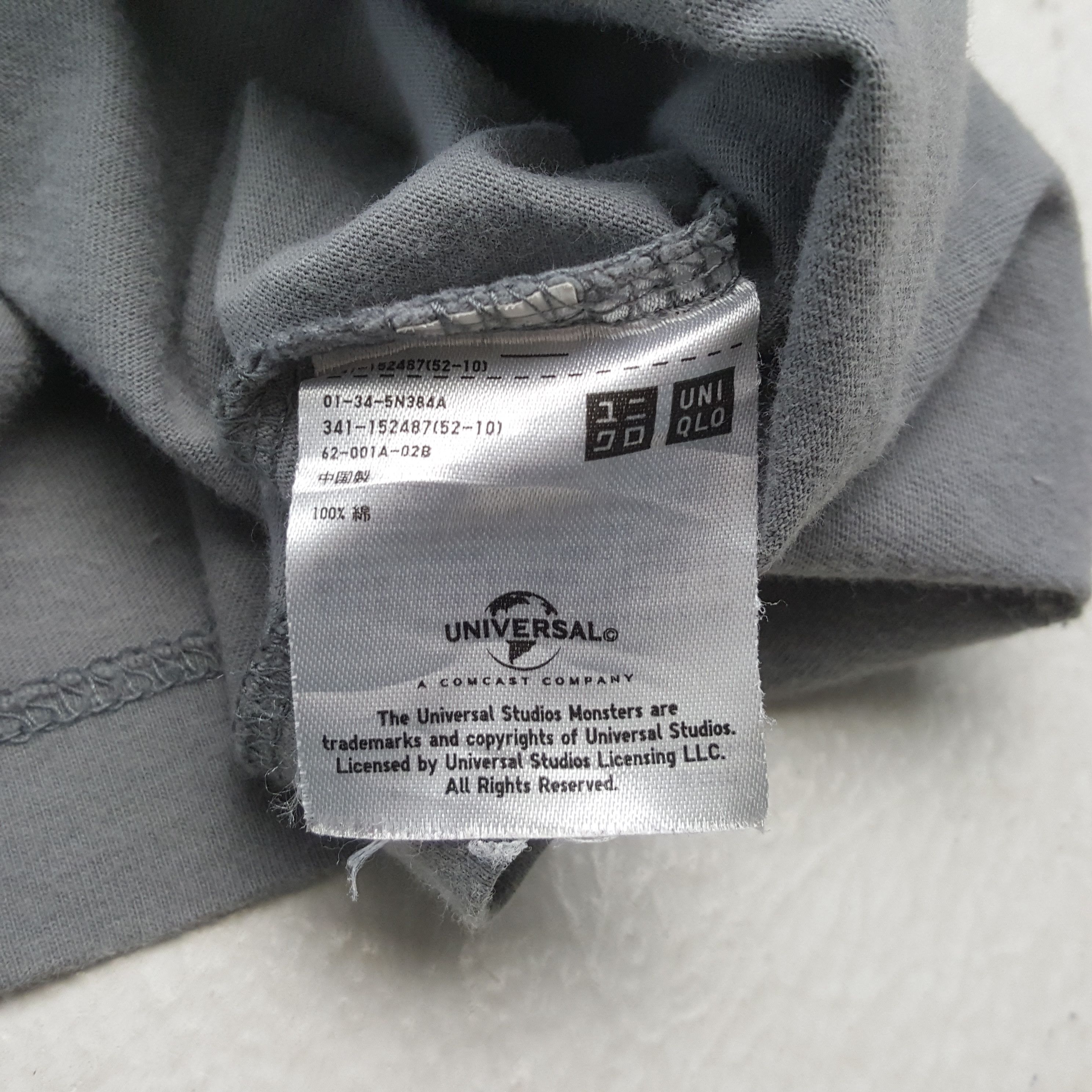 Uniqlo Vintage Frankenstein Japanese Fashion Brand T-shirt RR11 Size US M / EU 48-50 / 2 - 8 Thumbnail