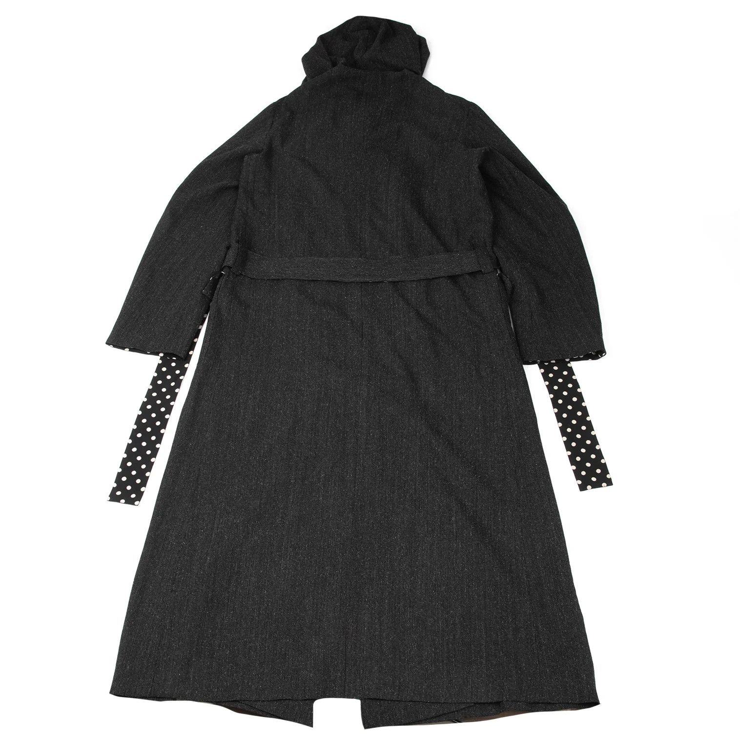 Yohji Yamamoto Yohji Yamamoto Wool Silk Double Hooded Coat Size US L / EU 52-54 / 3 - 15 Thumbnail