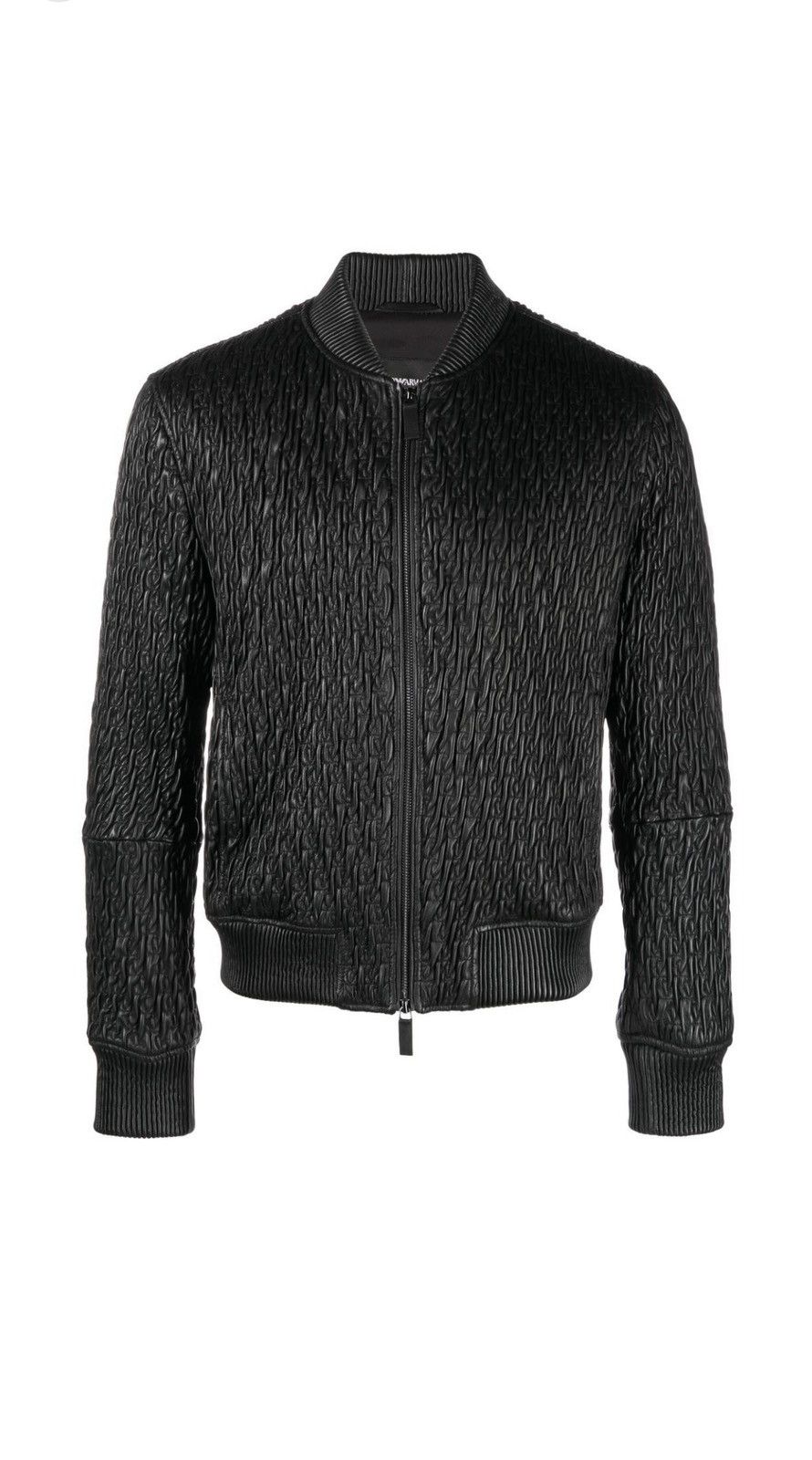 Leather Jacket Emporio Armani Fur Bomber Jacket Emporio