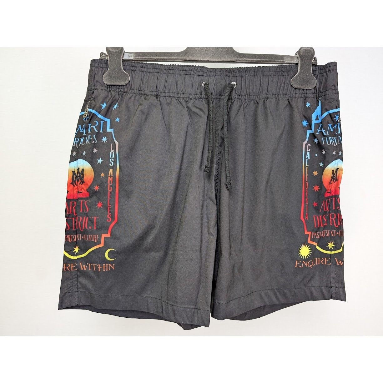 Amiri o1rshd1 Fortune Swim Trunk Shorts in Black Size US 32 / EU 48 - 2 Thumbnail
