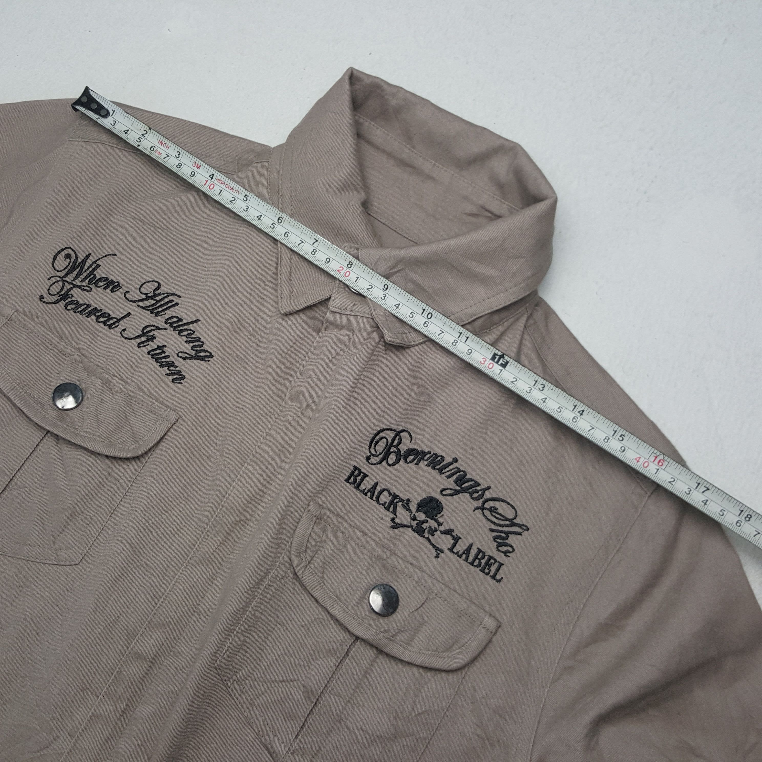 If Six Was Nine × Japanese Brand × Vintage Vintage Berning Sha Black Label Punk Coverall Jacket C284N18 Size US S / EU 44-46 / 1 - 12 Thumbnail