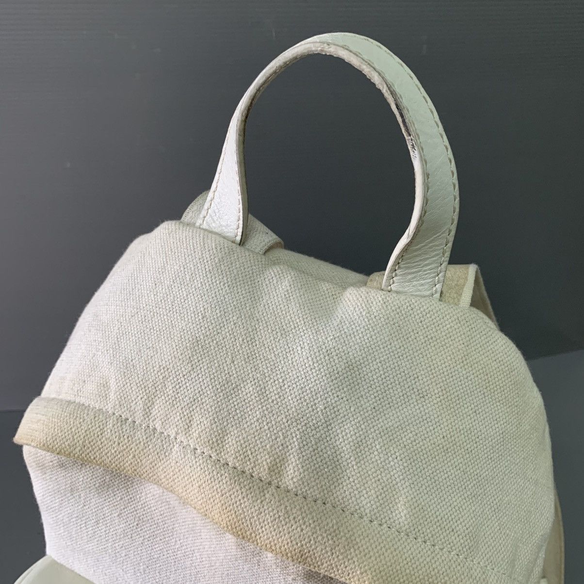 Balenciaga Balenciaga Canvas Backpack Bag Size ONE SIZE - 7 Thumbnail
