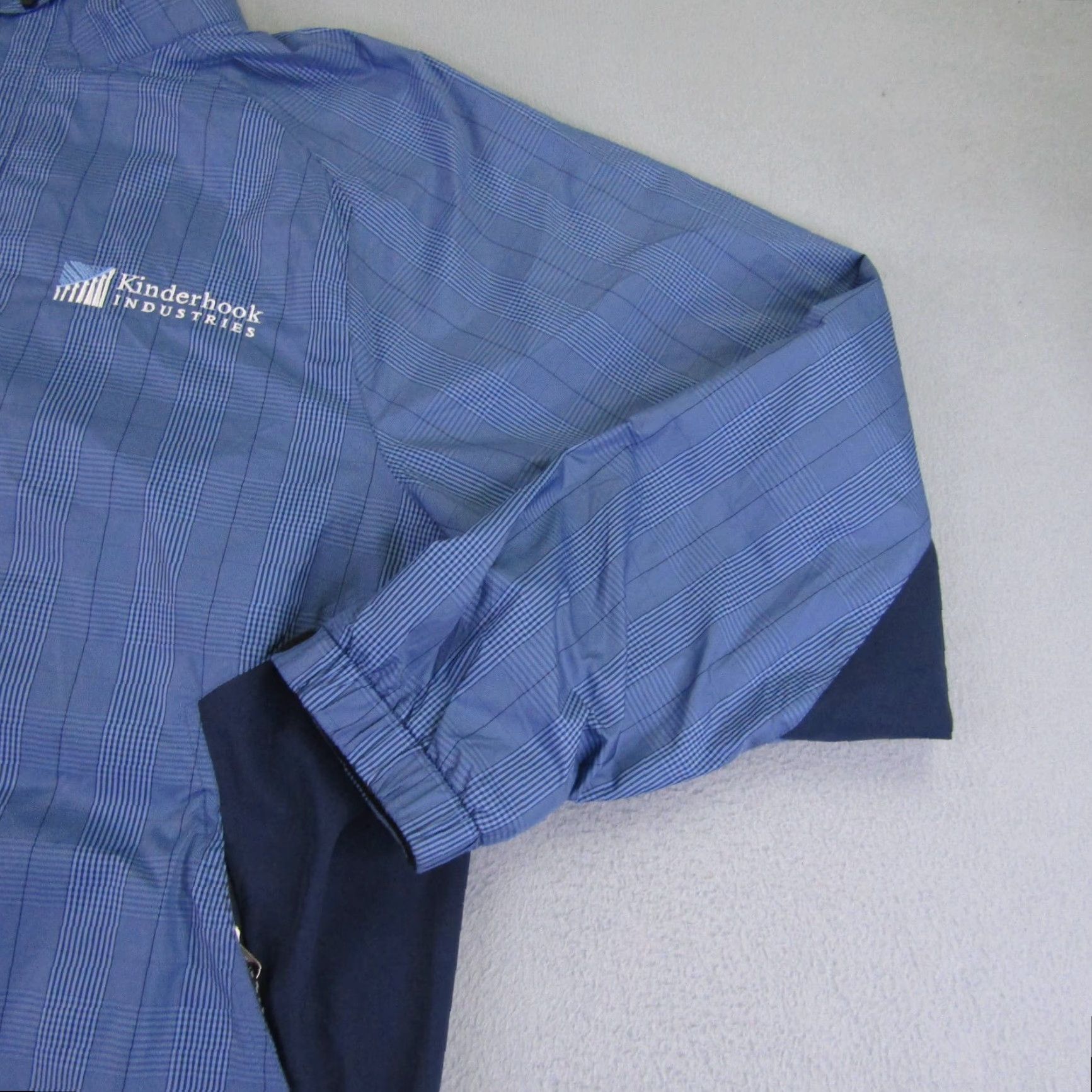 Vintage Zero Restriction Tour Series Golf Jacket Mens Large Blue Windbreaker Zip Pockets 1/4 Zip Logo Outdoor Sports Windproof Size US L / EU 52-54 / 3 - 2 Thumbnail