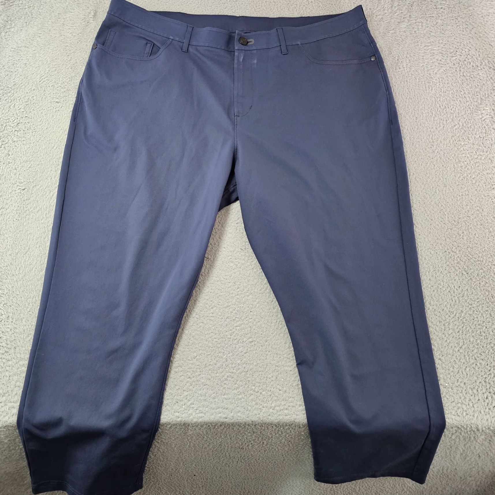 Vintage Public Rec Pants Mens 42x25 Navy Performance Stretch Golf Casual Polyester Size US 42 / EU 58 - 2 Thumbnail