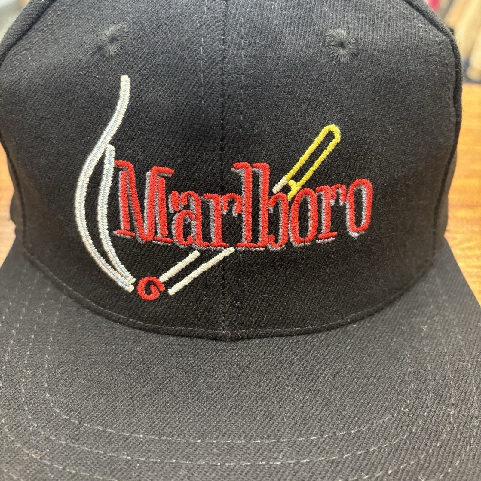 Marlboro Vintage 90’s Marlboro Cigarette Neon Sign Hat Black Size ONE SIZE - 2 Thumbnail
