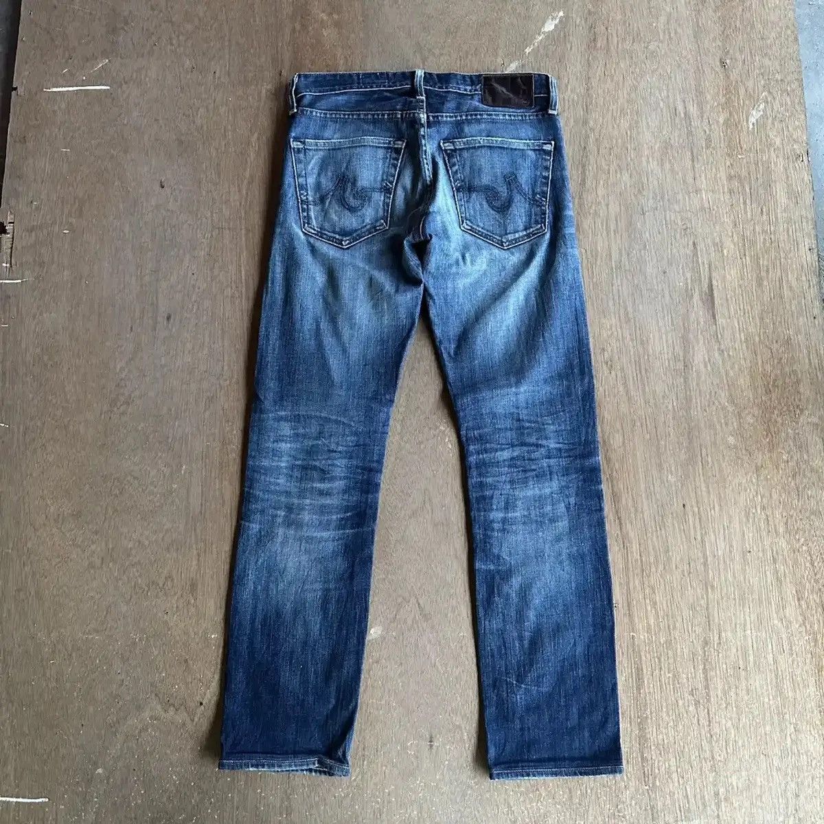 AG Adriano Goldschmied DISTRESSED DENIM ADRIANO GOLDSCHMIED JEANS PANTS MADE IN USA Size US 29 - 13 Thumbnail