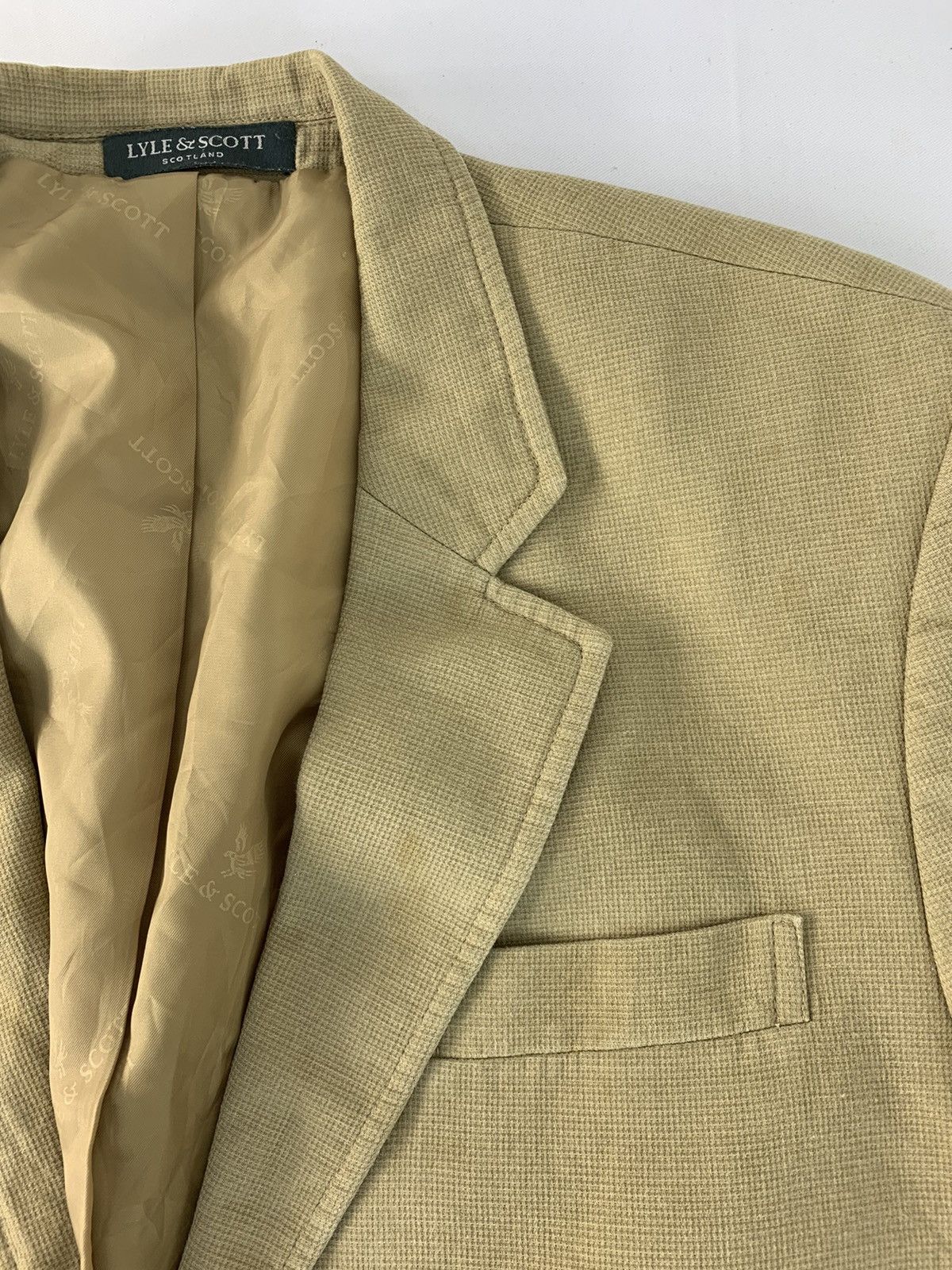 Lyle & Scott 90s Lyle & Scott Scotland Simple Coat Jacket Size US M / EU 48-50 / 2 - 3 Thumbnail