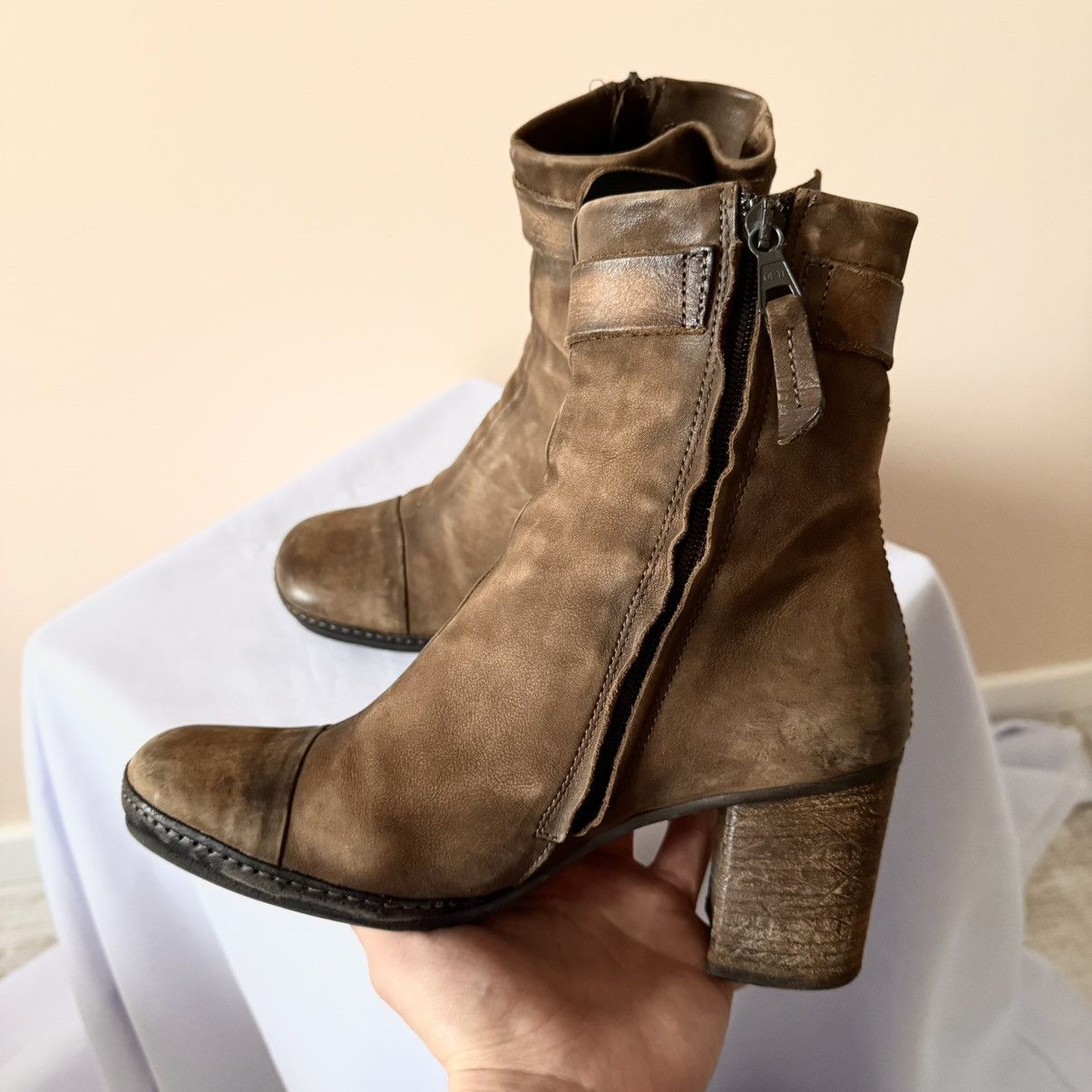 Dirk Bikkembergs AS 98 Airstep Vintage Ankle Straps Boots Rick Owens Vibe Size US 9 / IT 39 - 5 Thumbnail