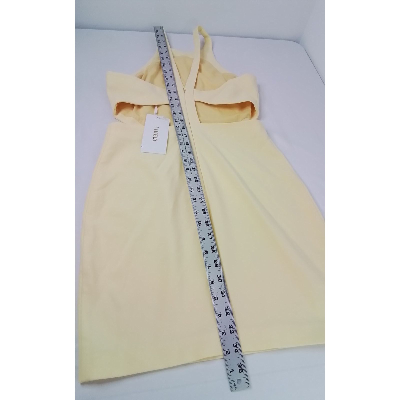 LIKELY Likely Arcadia Dress Women's 8 NWT Yellow Size M / US 6-8 / IT 42-44 - 9 Thumbnail